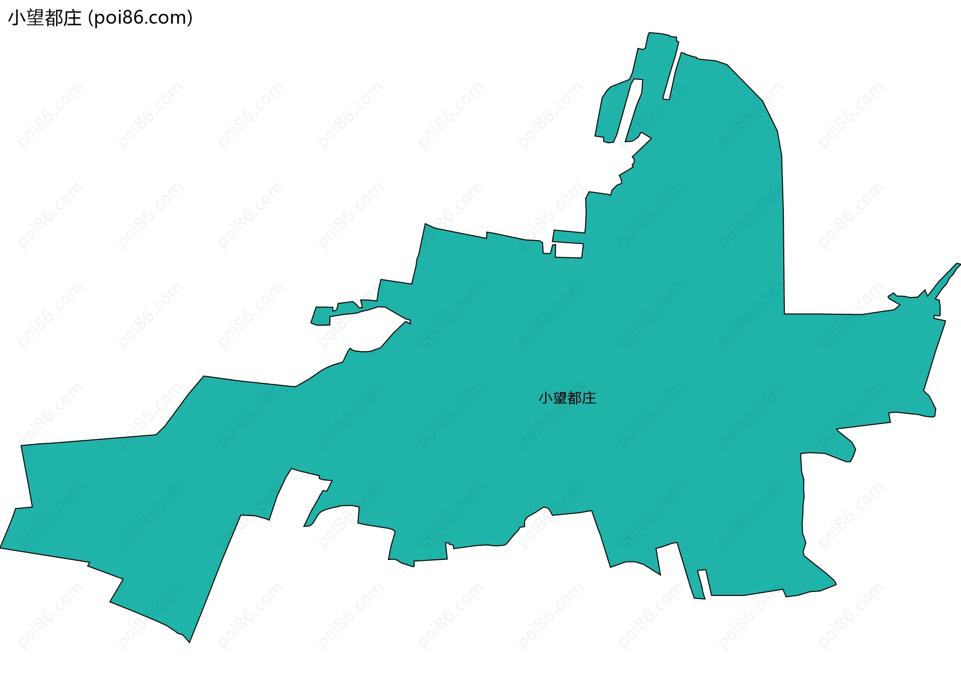 小望都庄边界地图