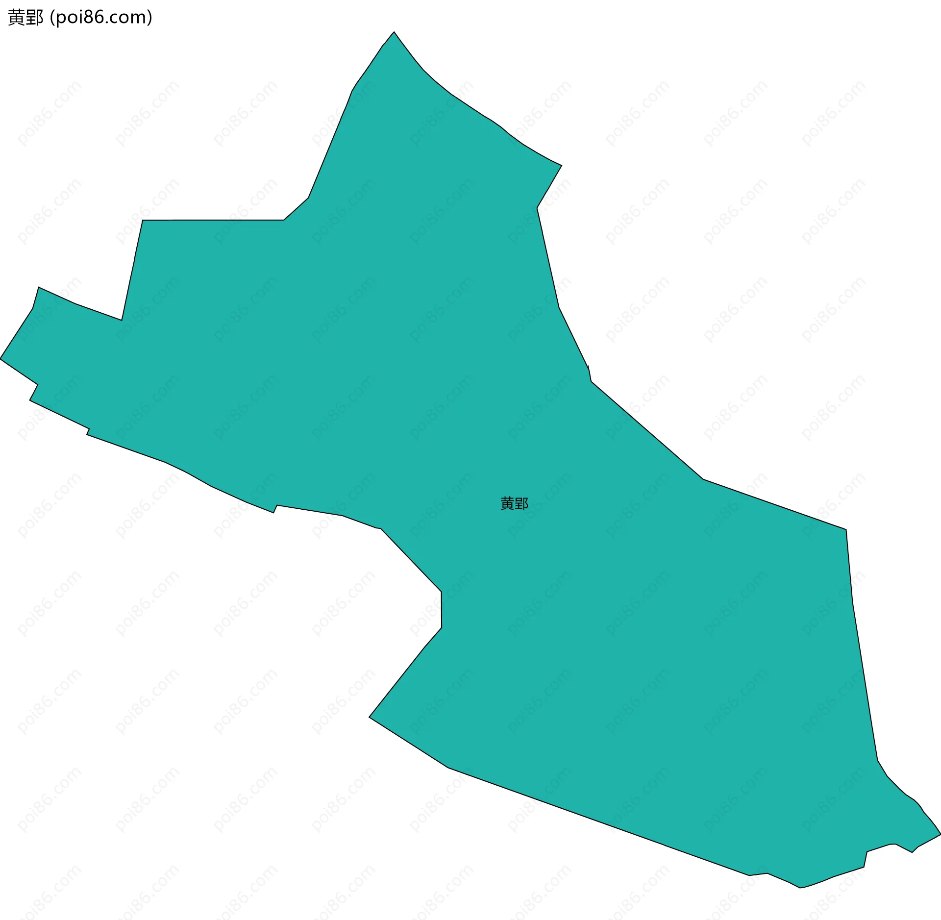 黄郢边界地图