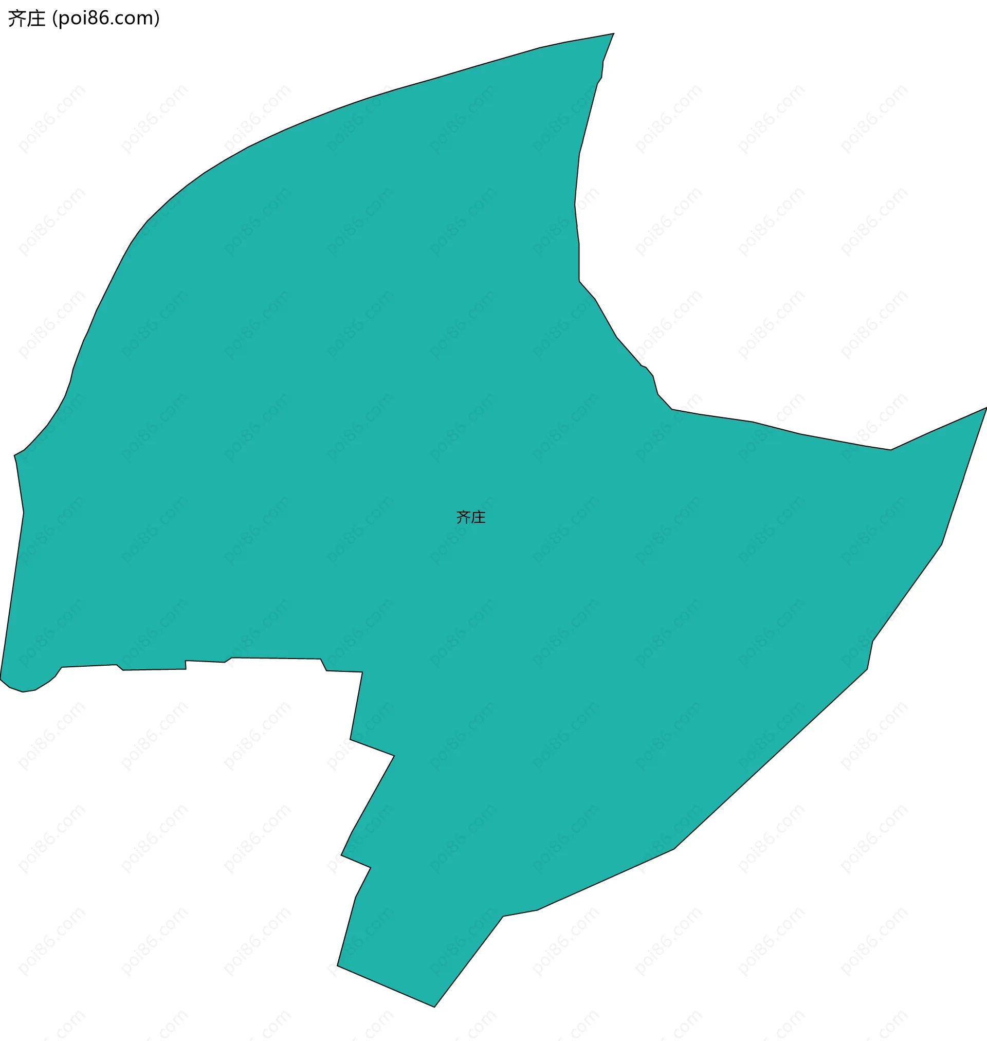 齐庄边界地图