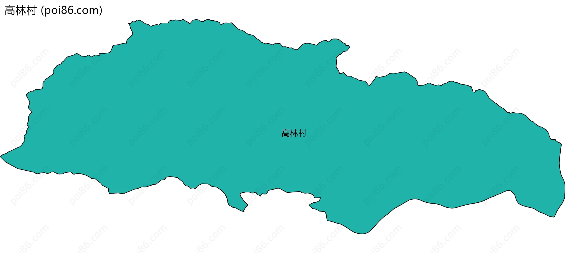 高林村边界地图