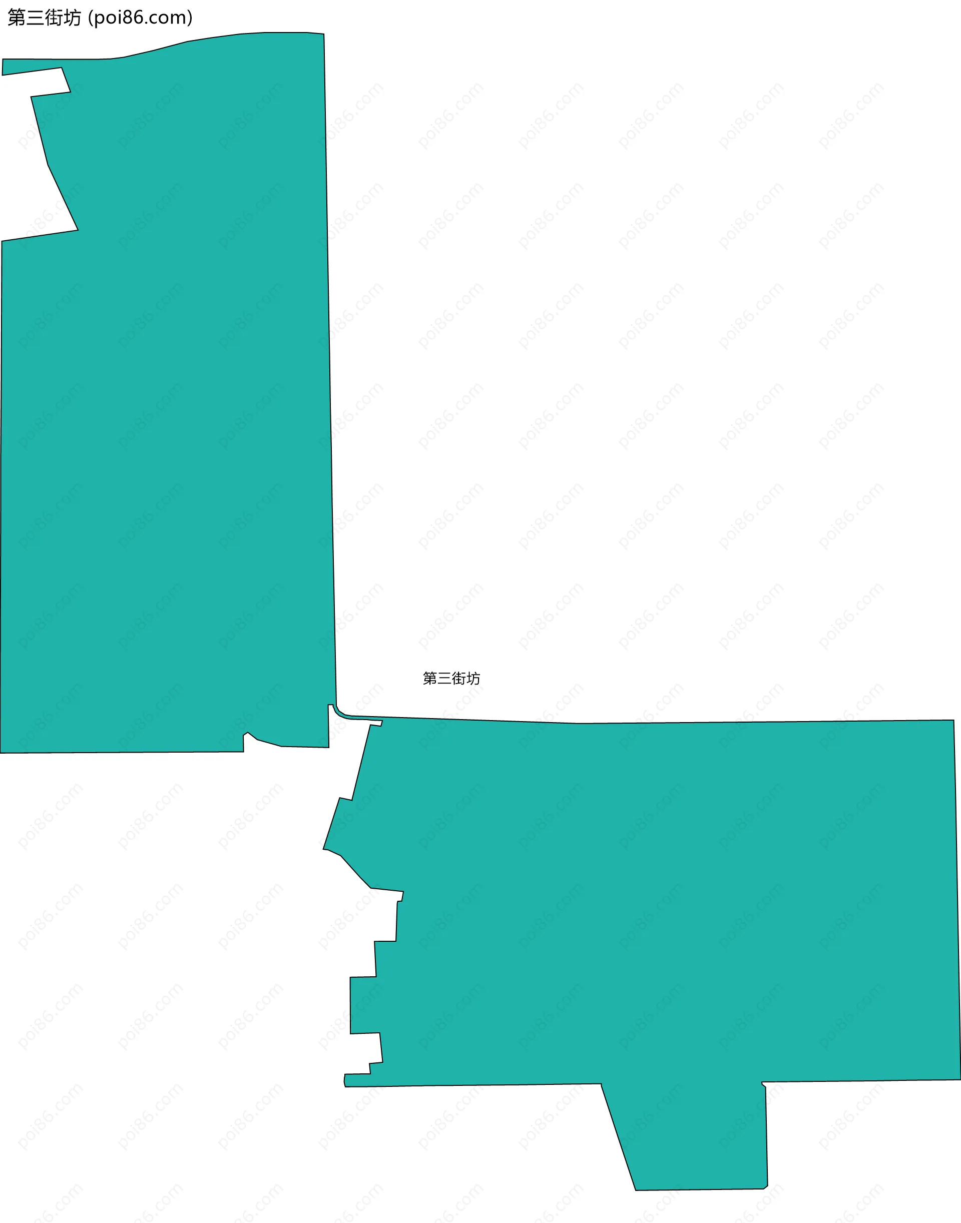 第三街坊边界地图