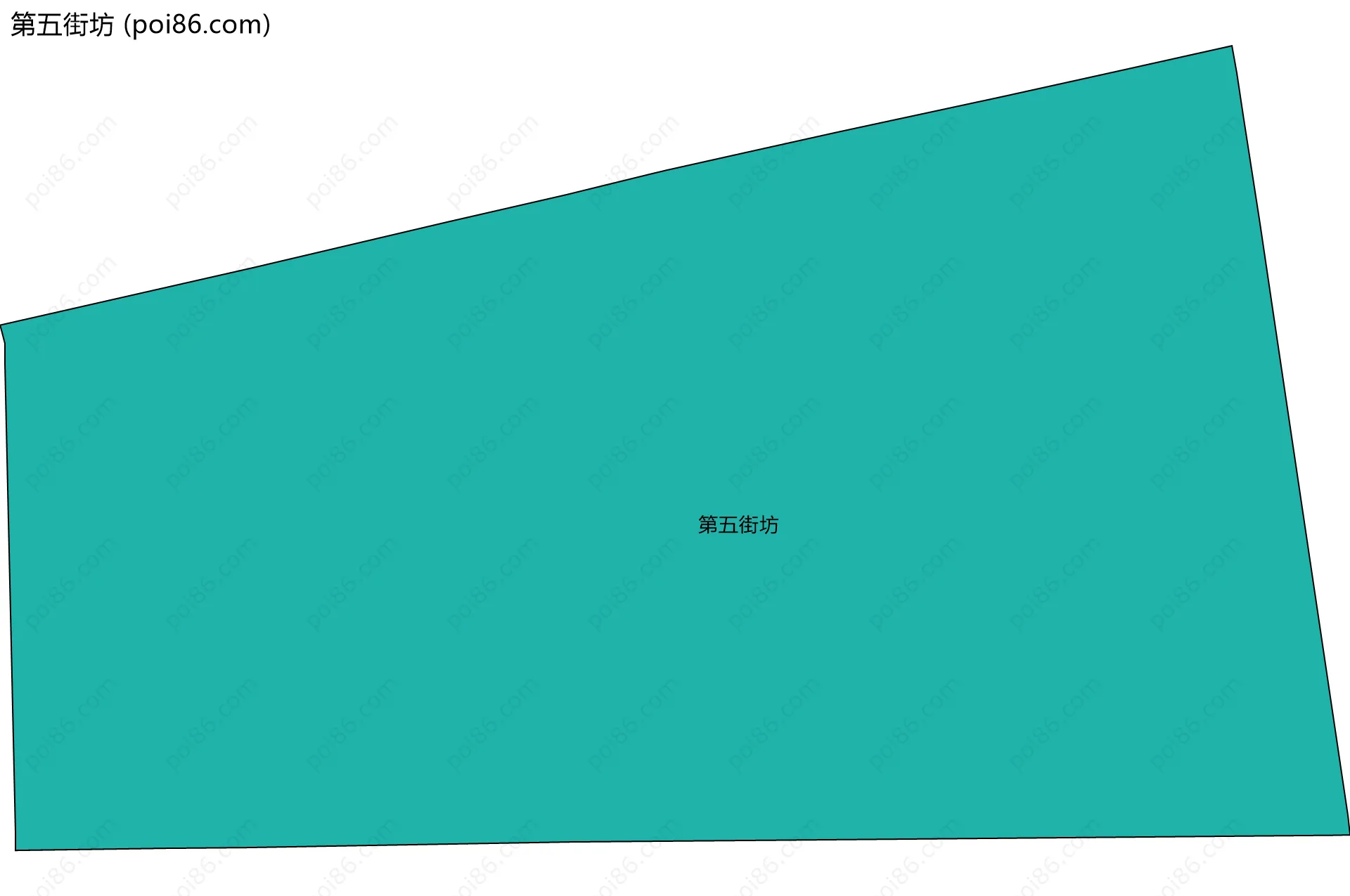第五街坊边界地图