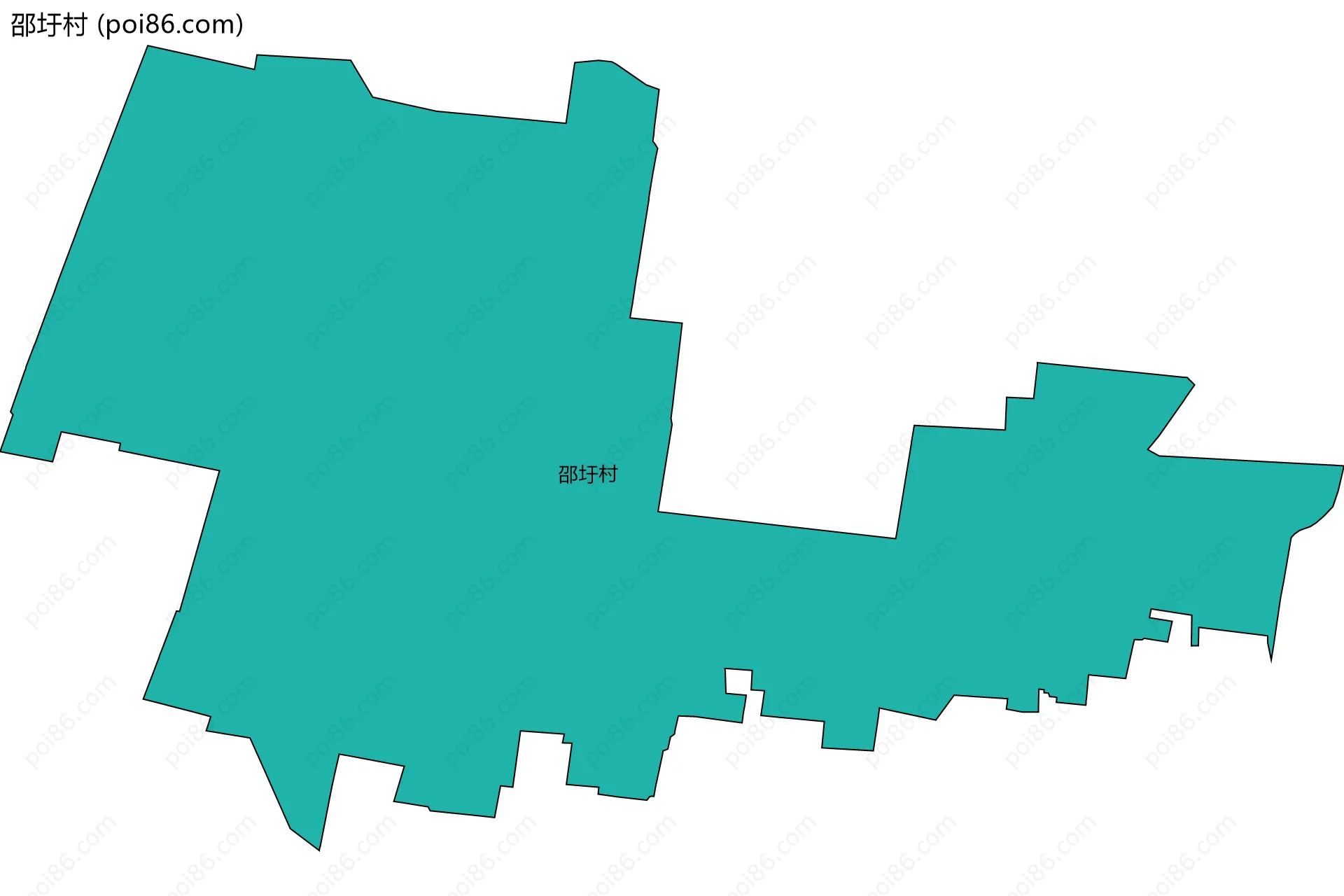 邵圩村边界地图