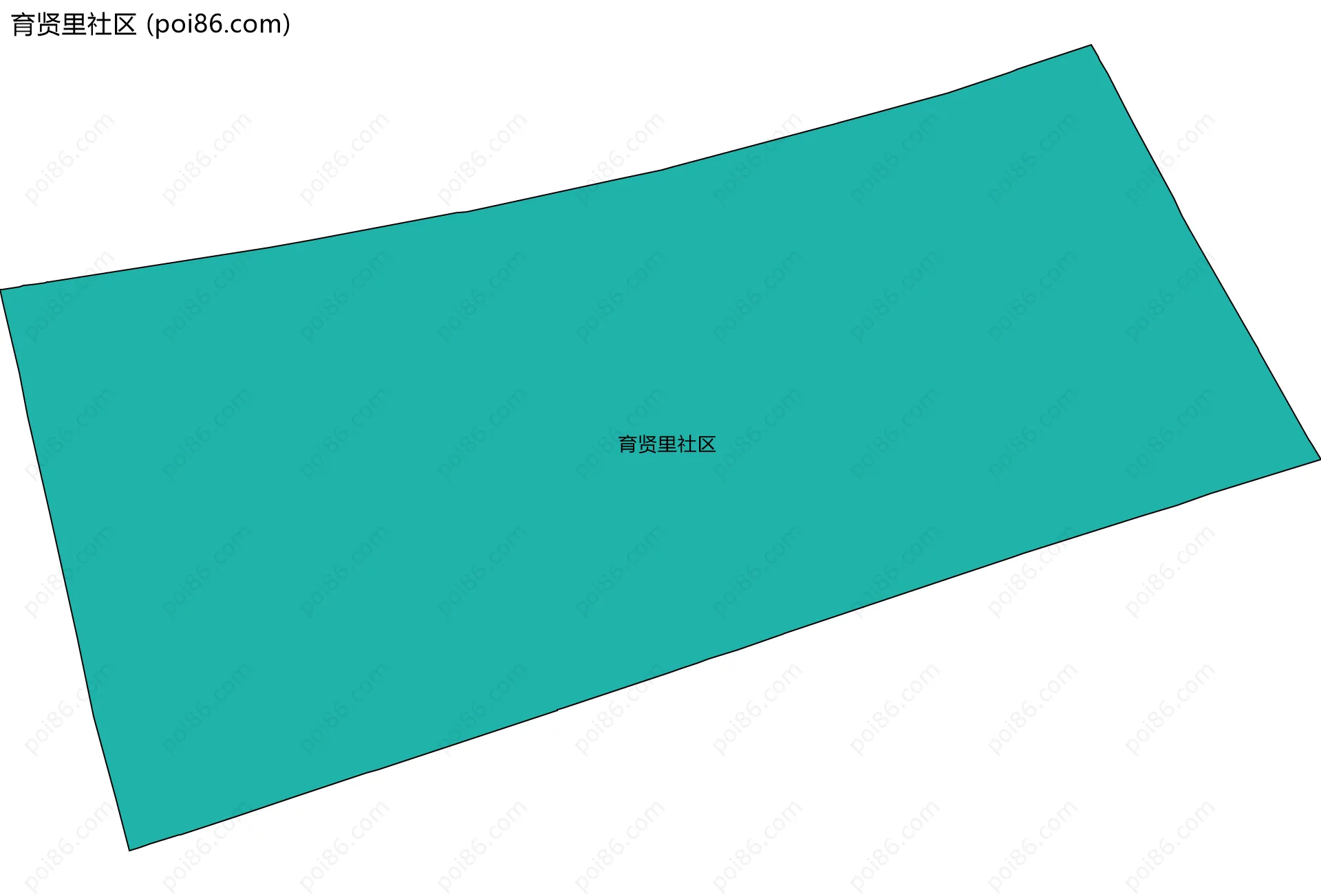 育贤里社区边界地图