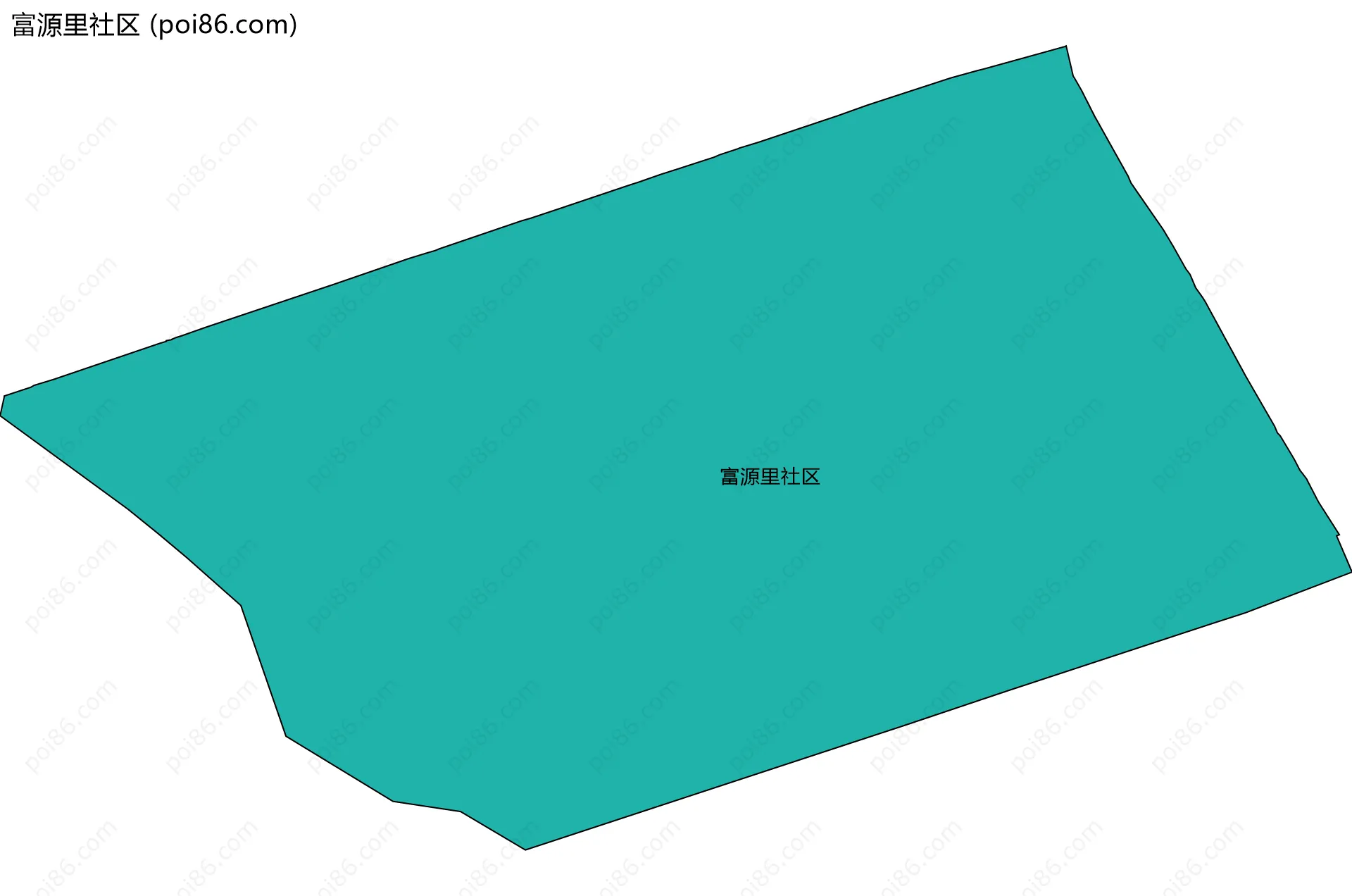 富源里社区边界地图