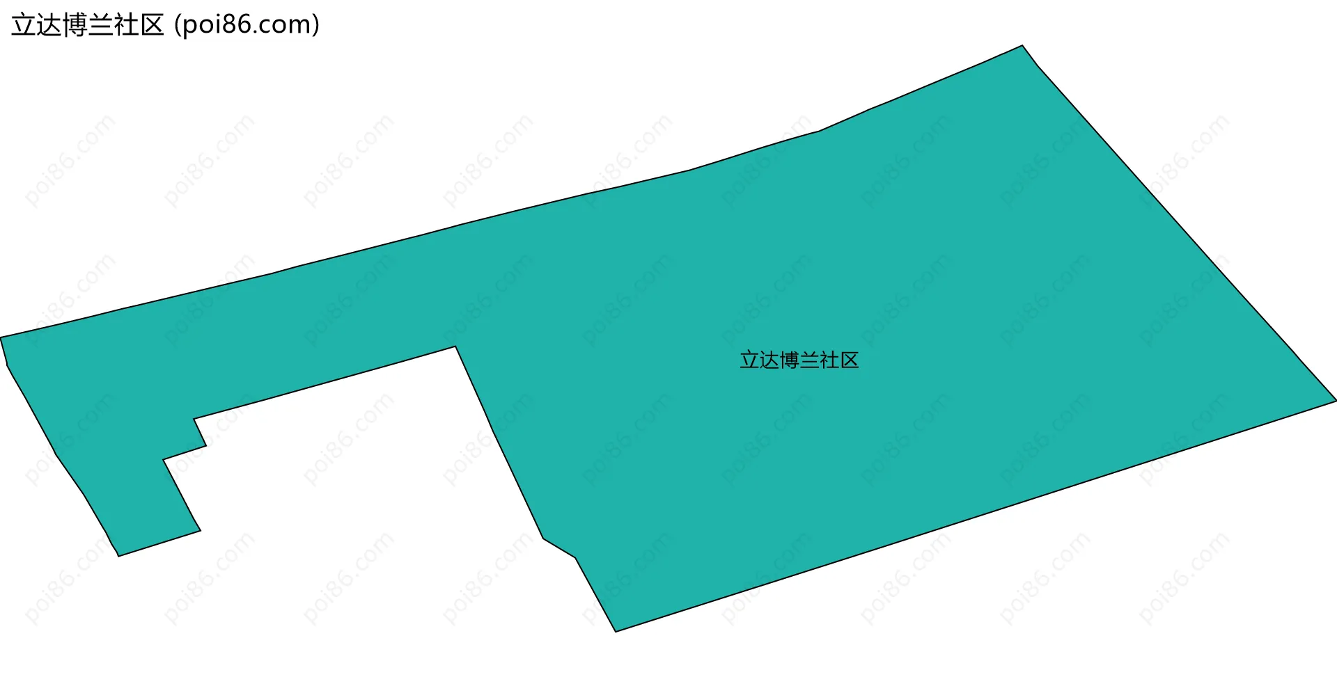 立达博兰社区边界地图