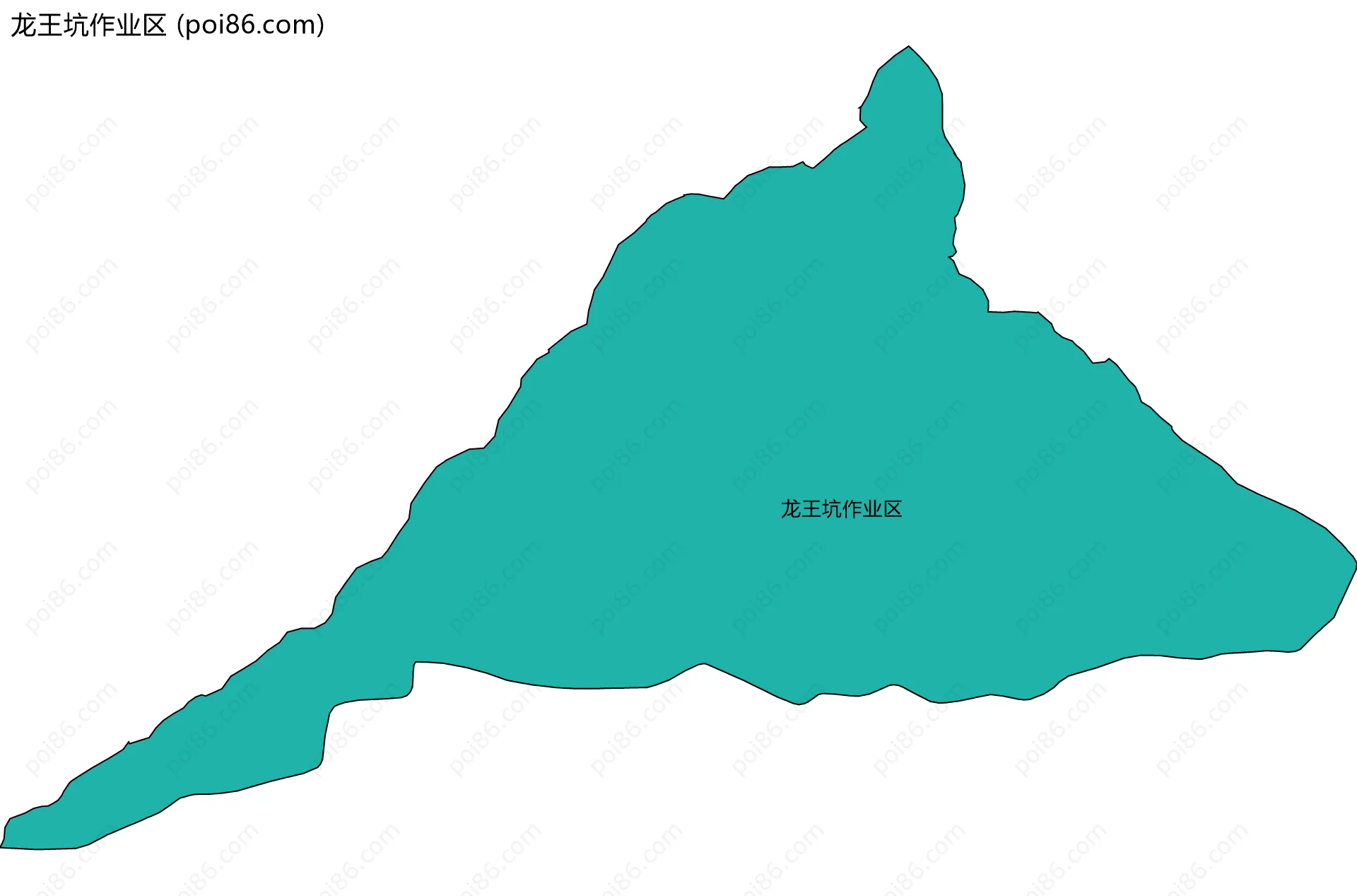 龙王坑作业区边界地图