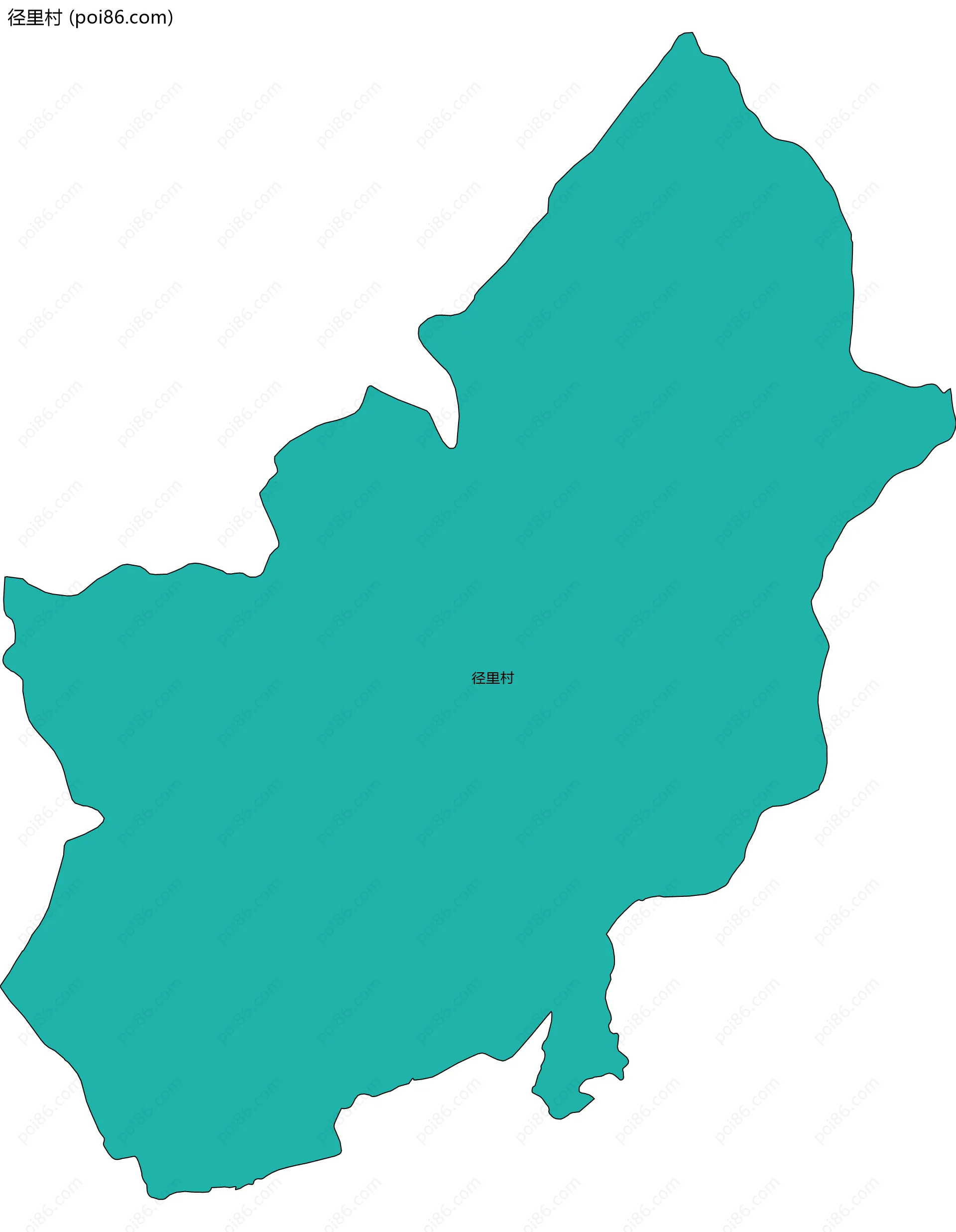 径里村边界地图