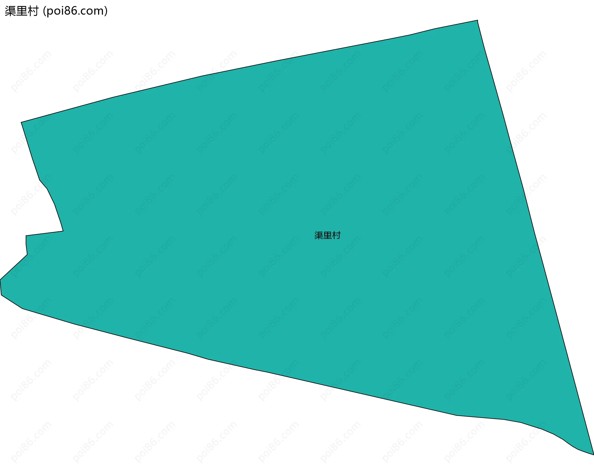 渠里村边界地图