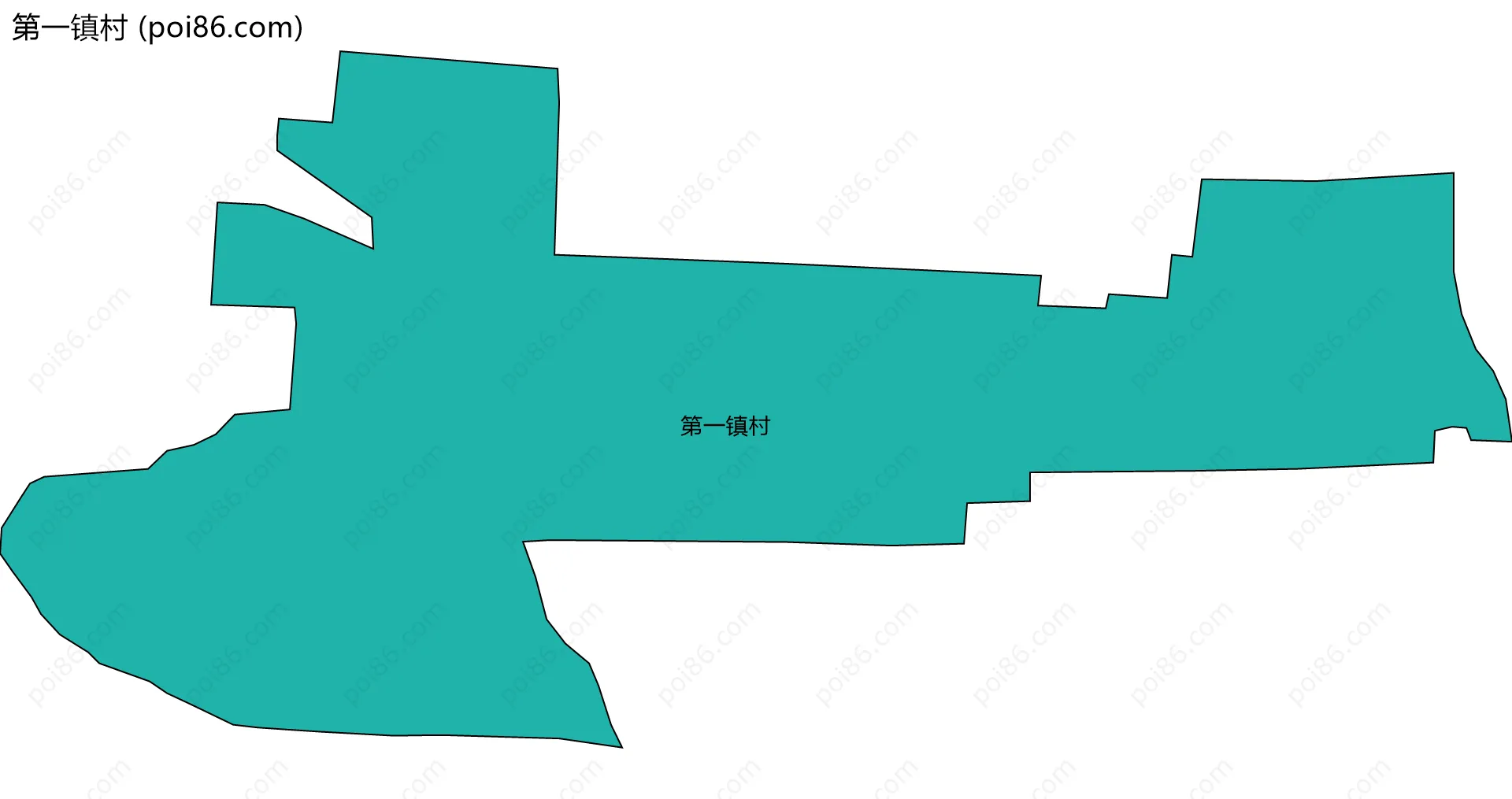 第一镇村边界地图