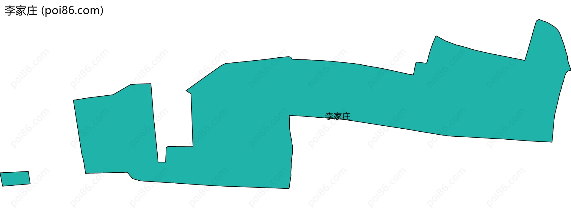 李家庄边界地图