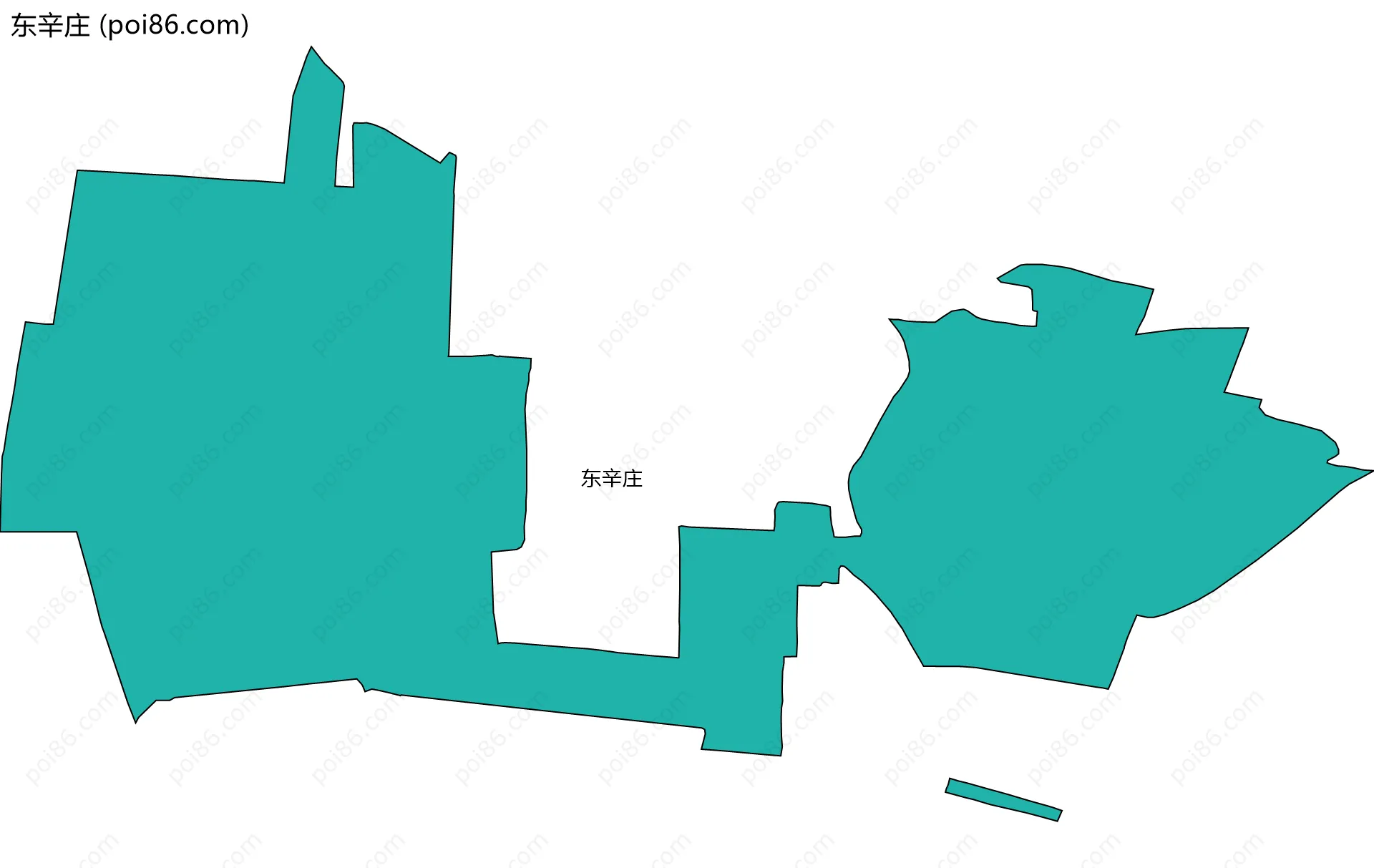 东辛庄边界地图