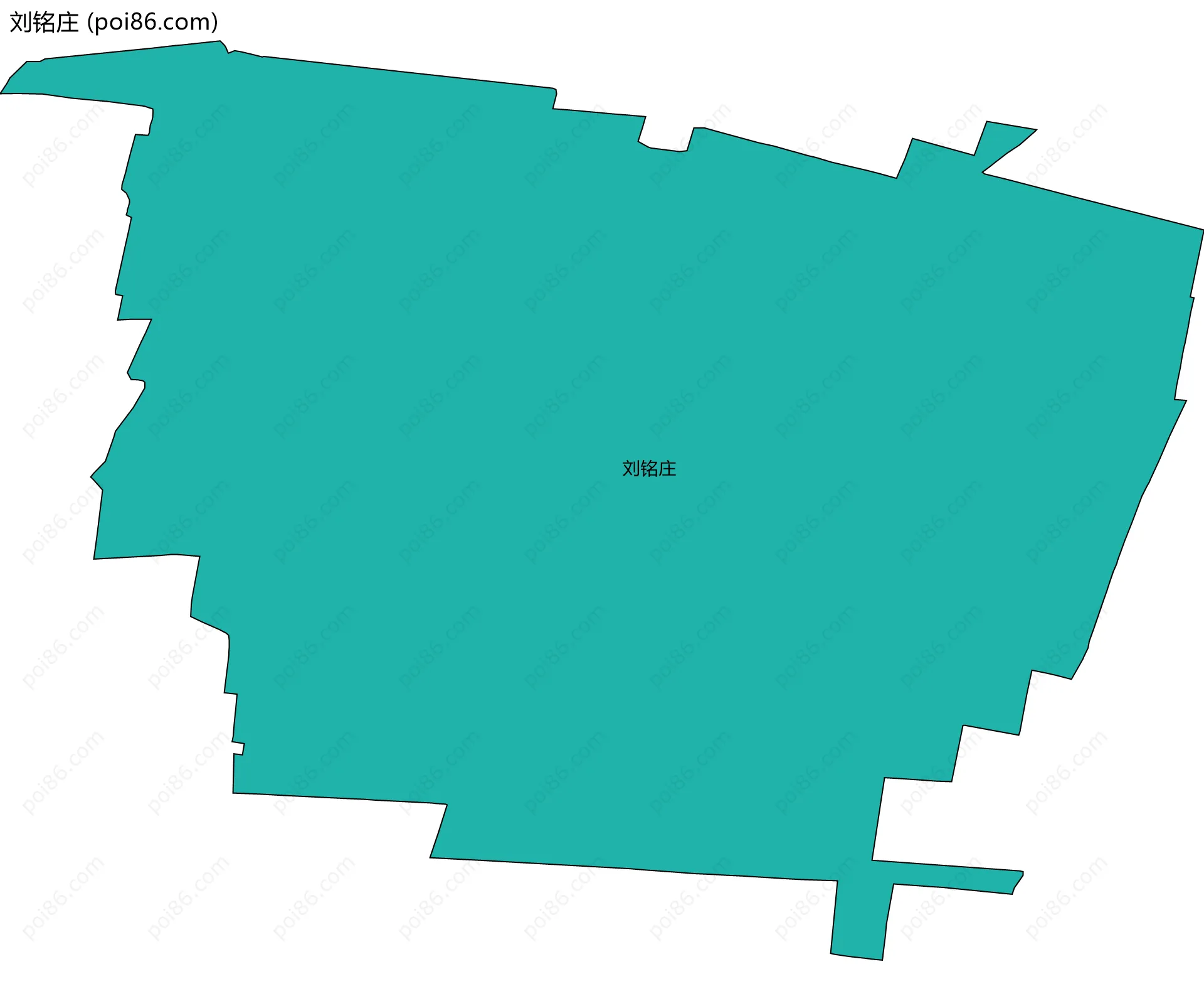刘铭庄边界地图
