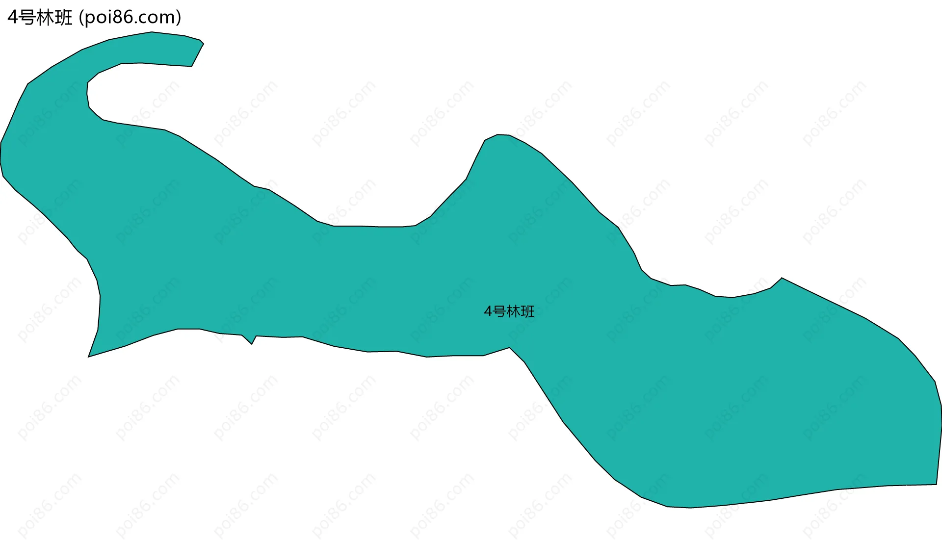 4号林班边界地图