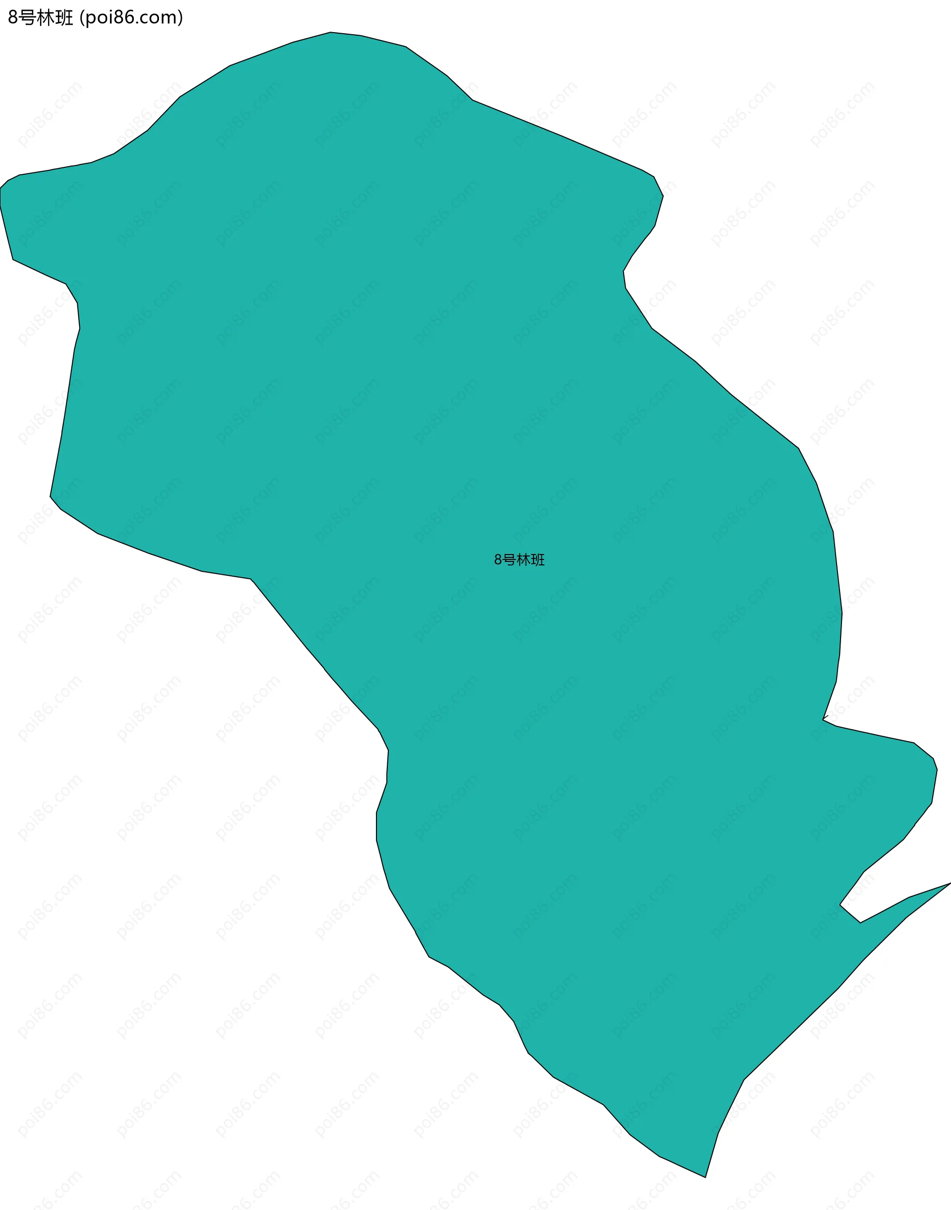 8号林班边界地图