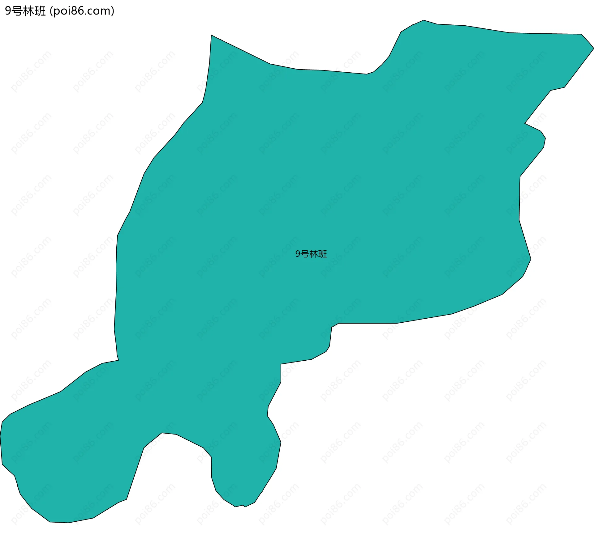 9号林班边界地图