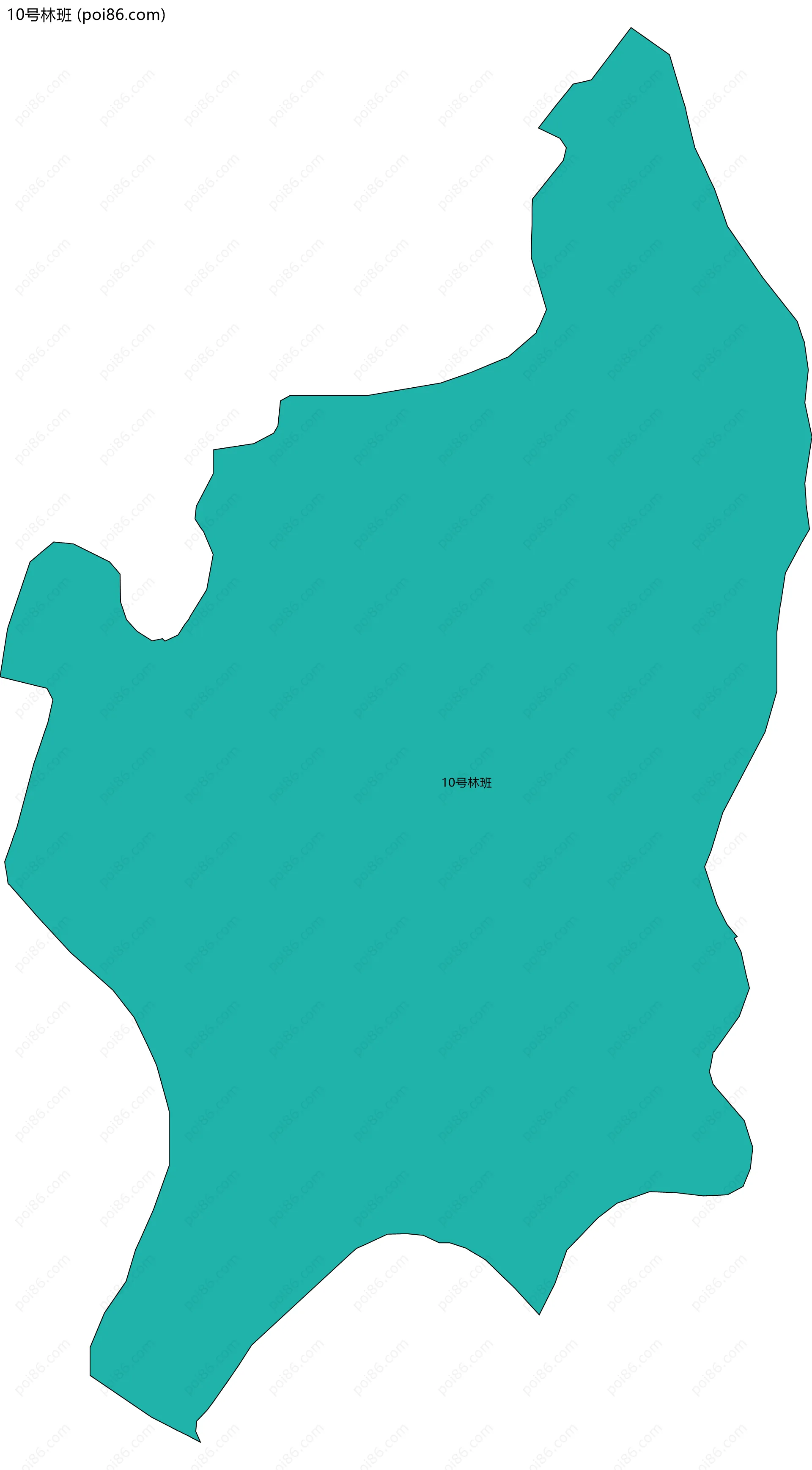 10号林班边界地图