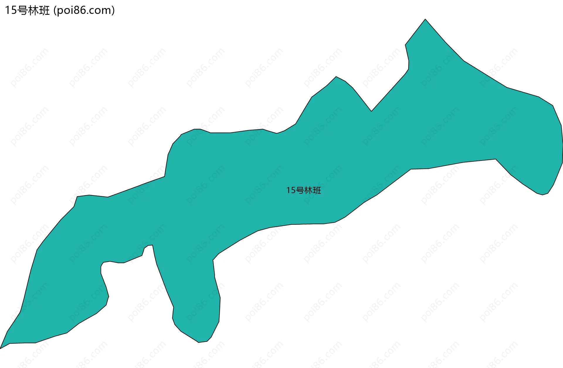 15号林班边界地图