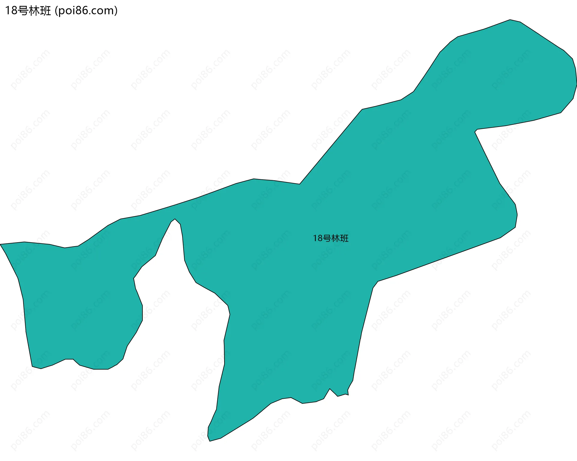 18号林班边界地图