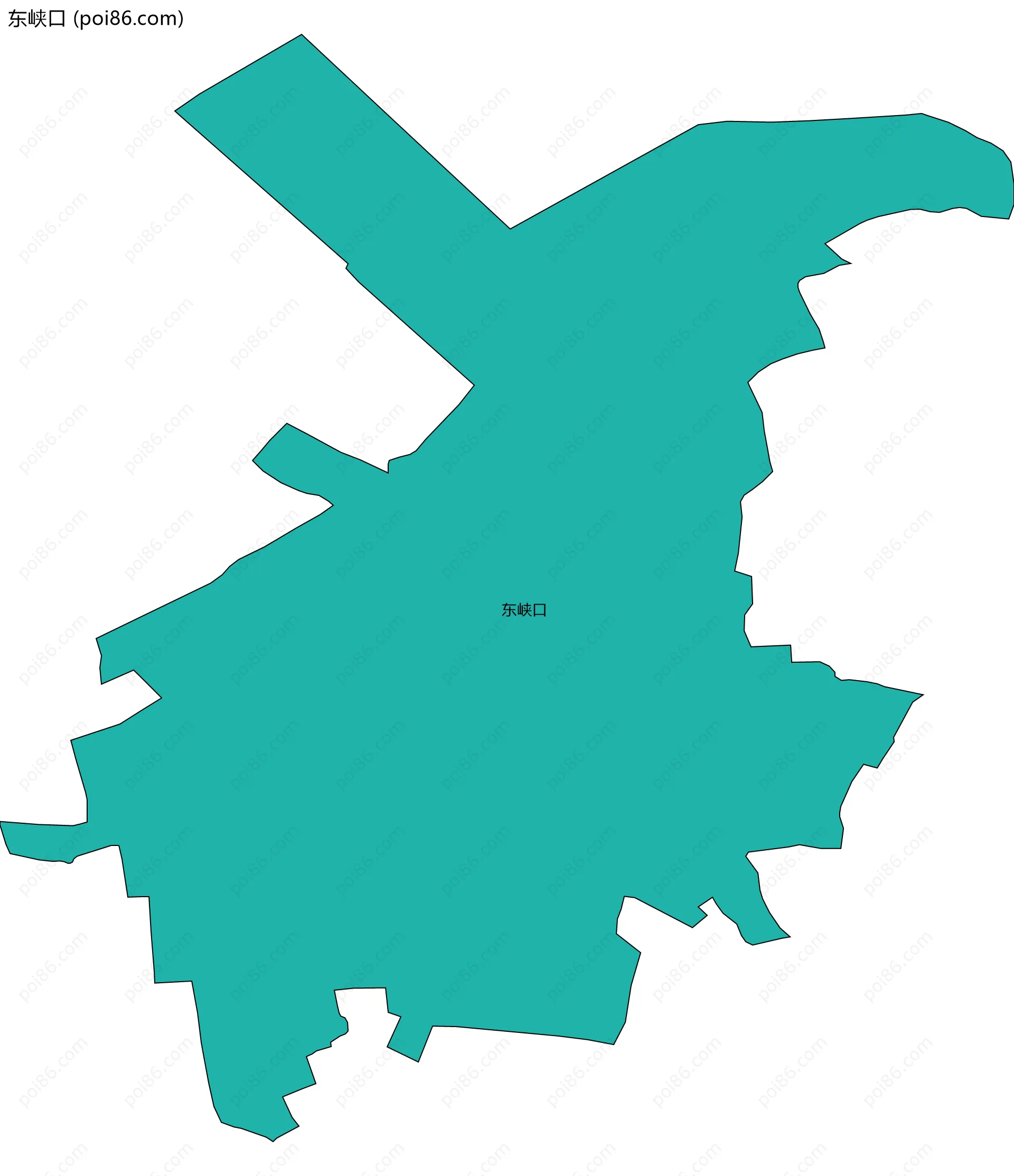 东峡口边界地图