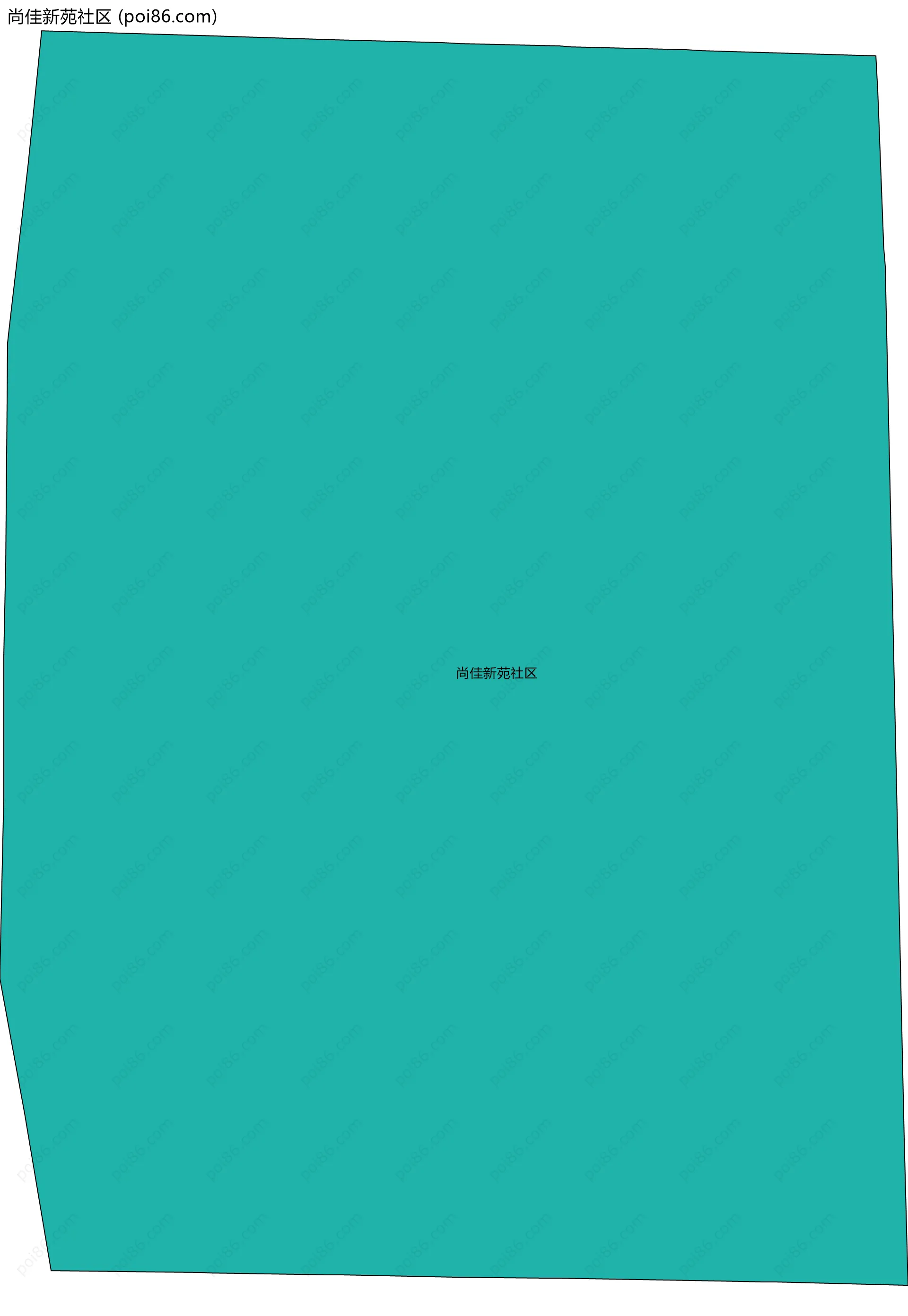 尚佳新苑社区边界地图