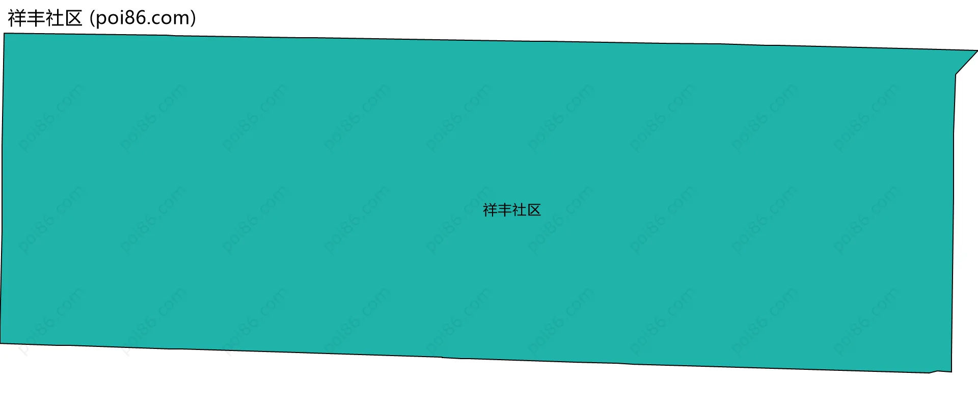 祥丰社区边界地图