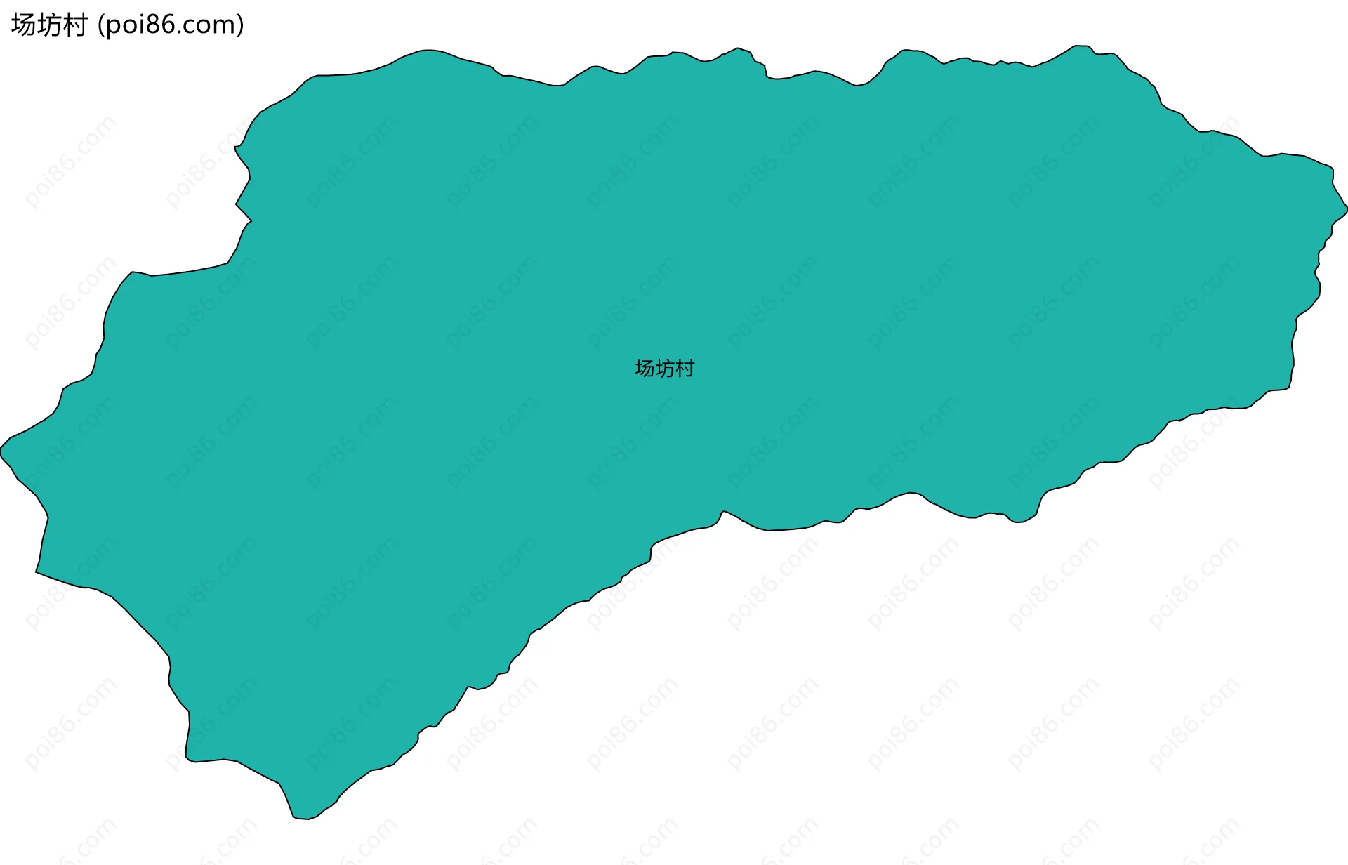 场坊村边界地图