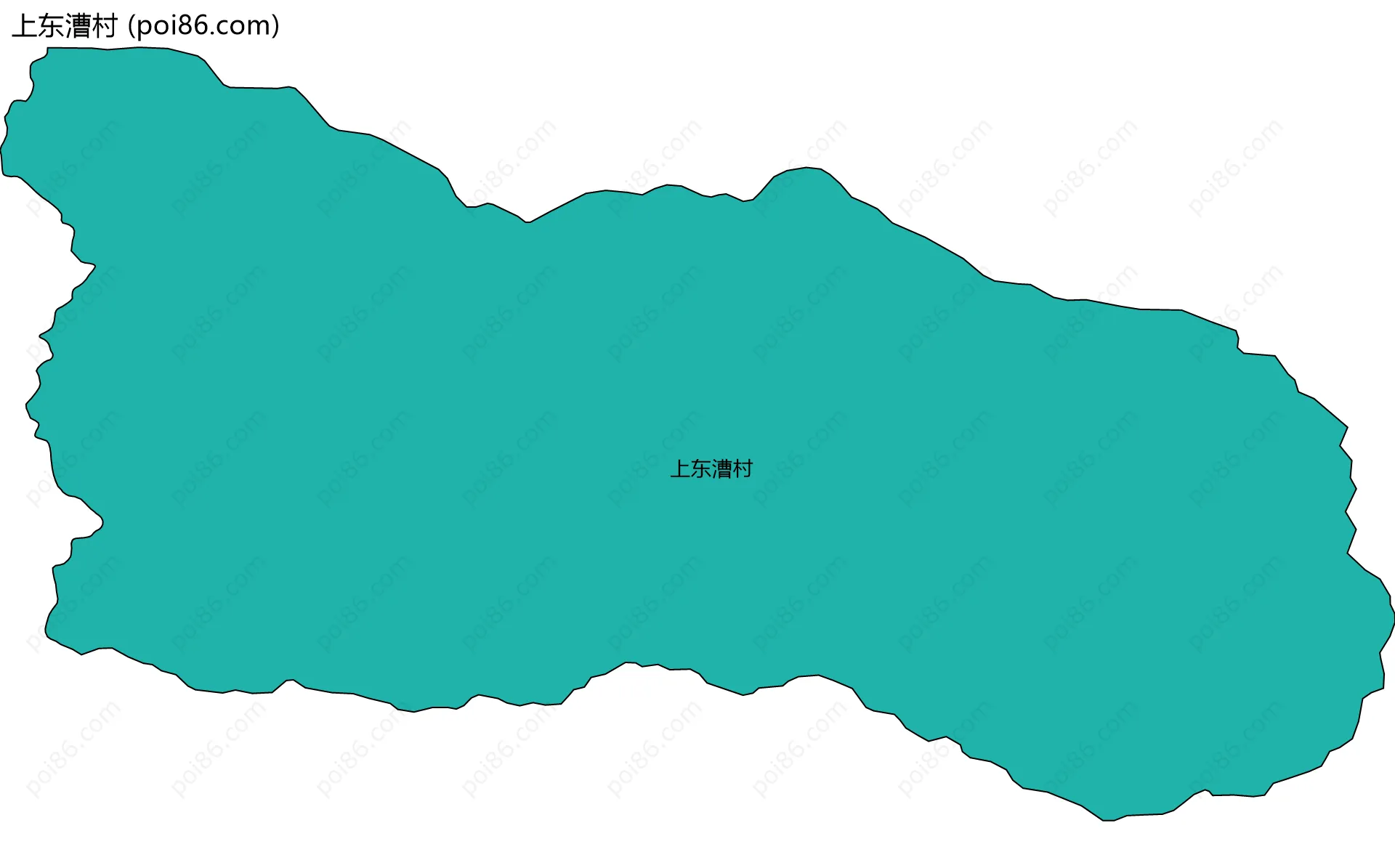 上东漕村边界地图