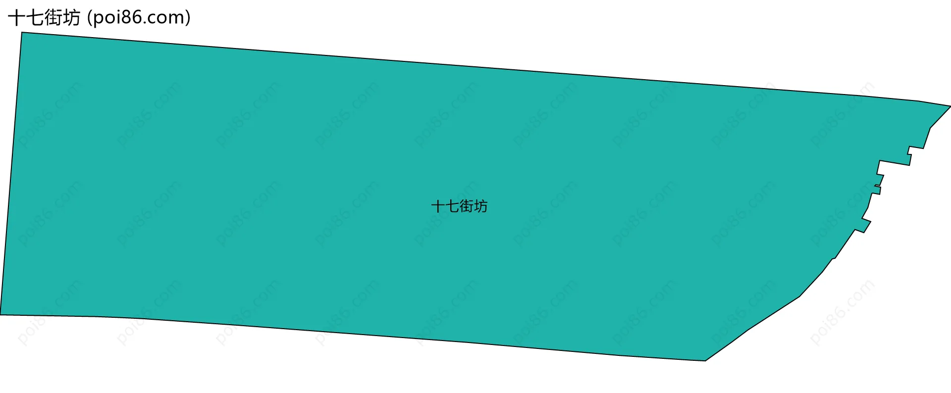 十七街坊边界地图