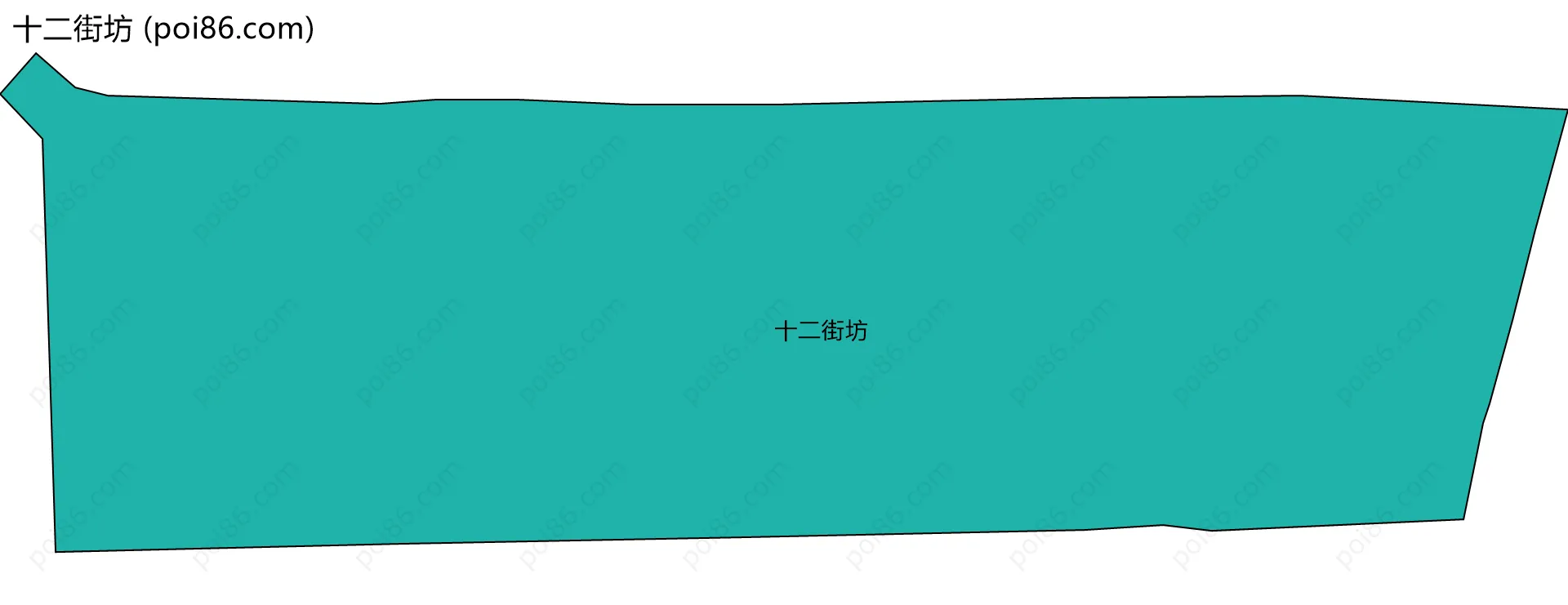十二街坊边界地图