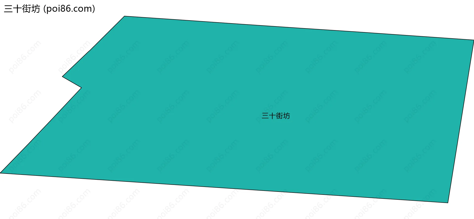 三十街坊边界地图