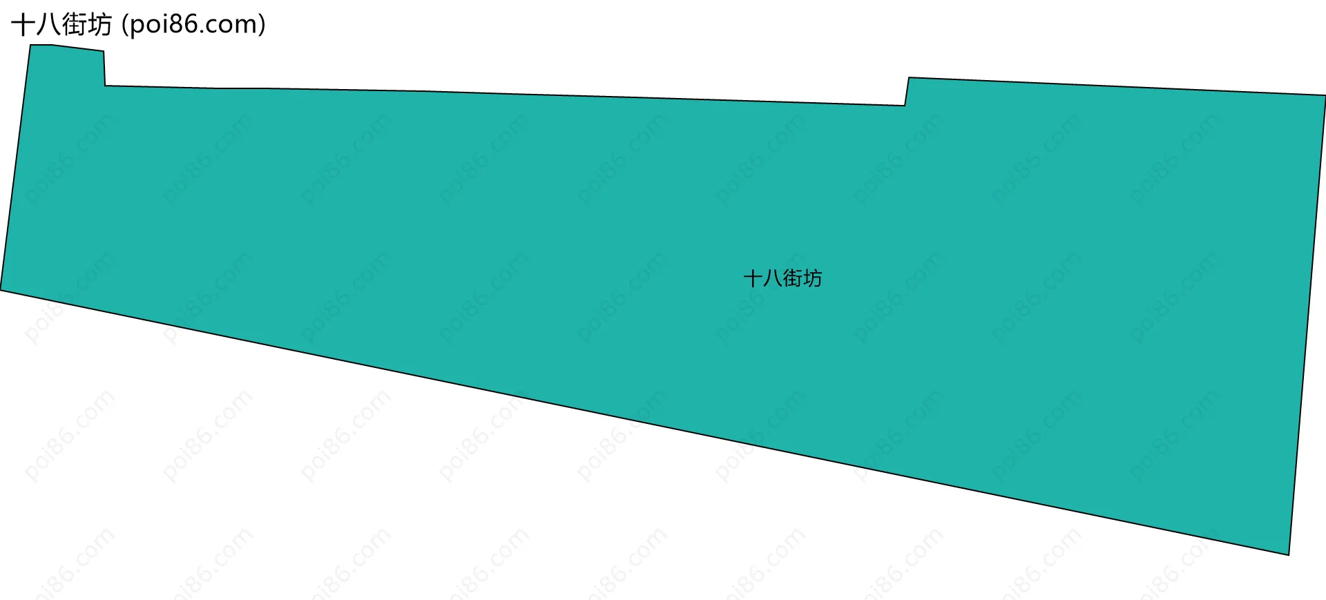 十八街坊边界地图
