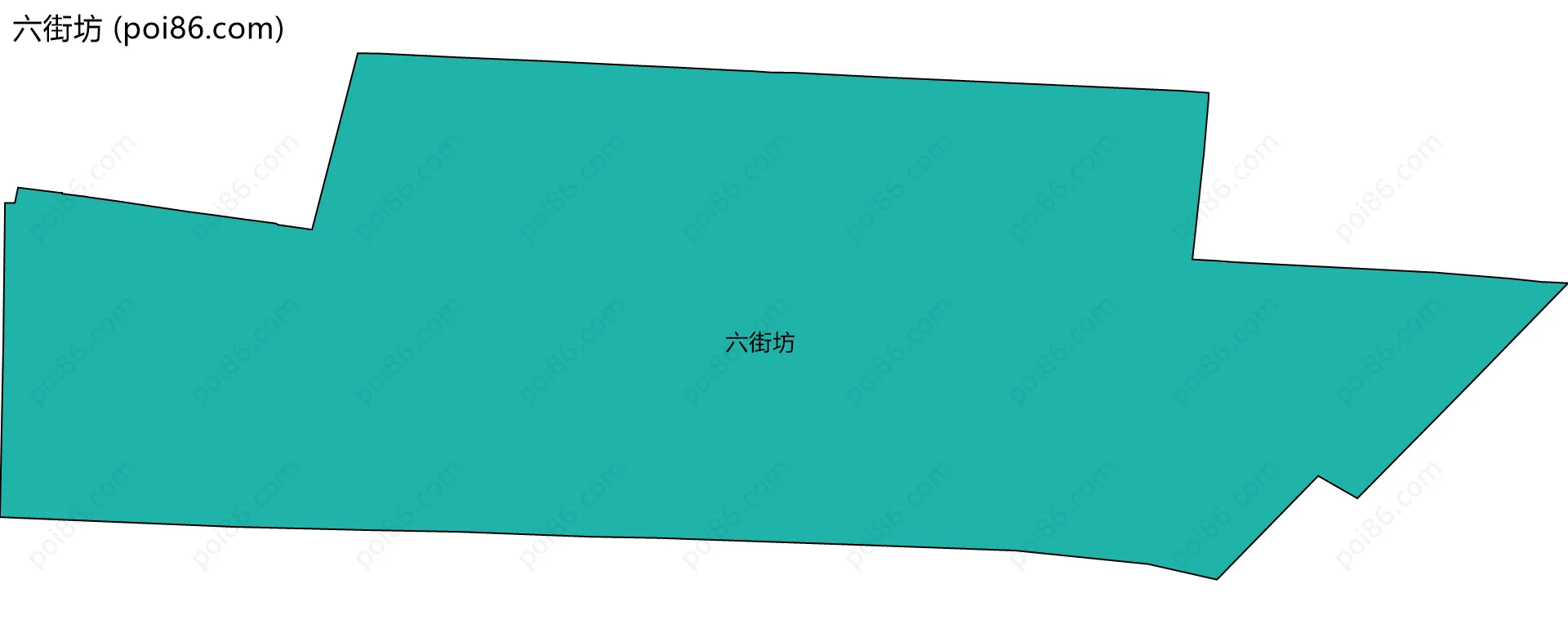 六街坊边界地图