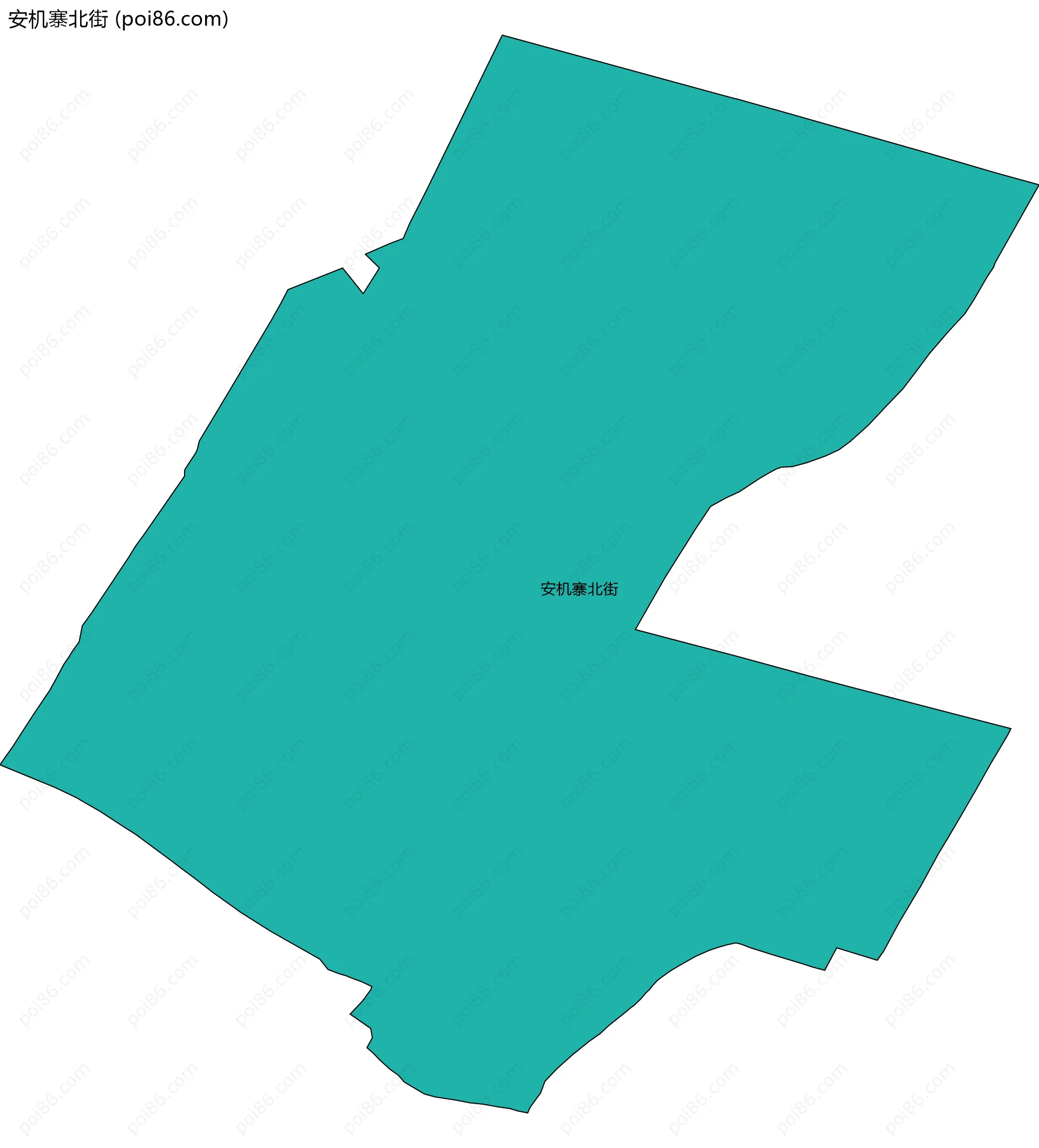 安机寨北街边界地图