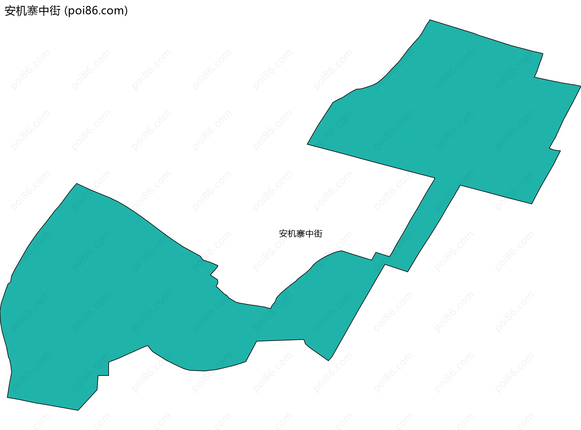 安机寨中街边界地图