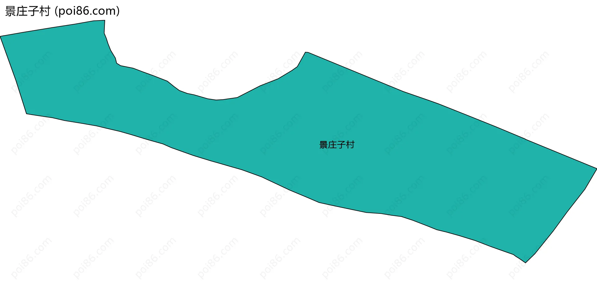 景庄子村边界地图