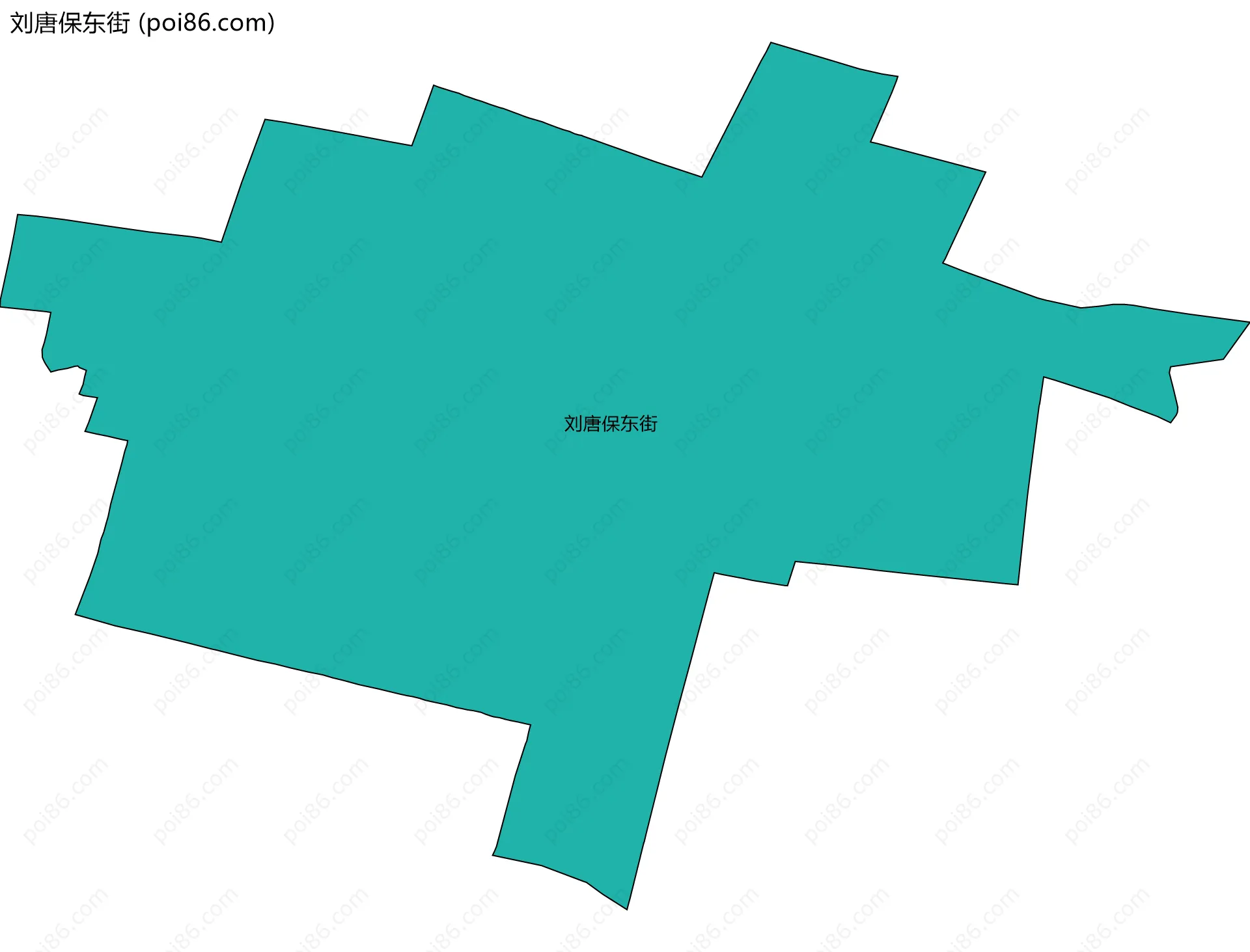 刘唐保东街边界地图