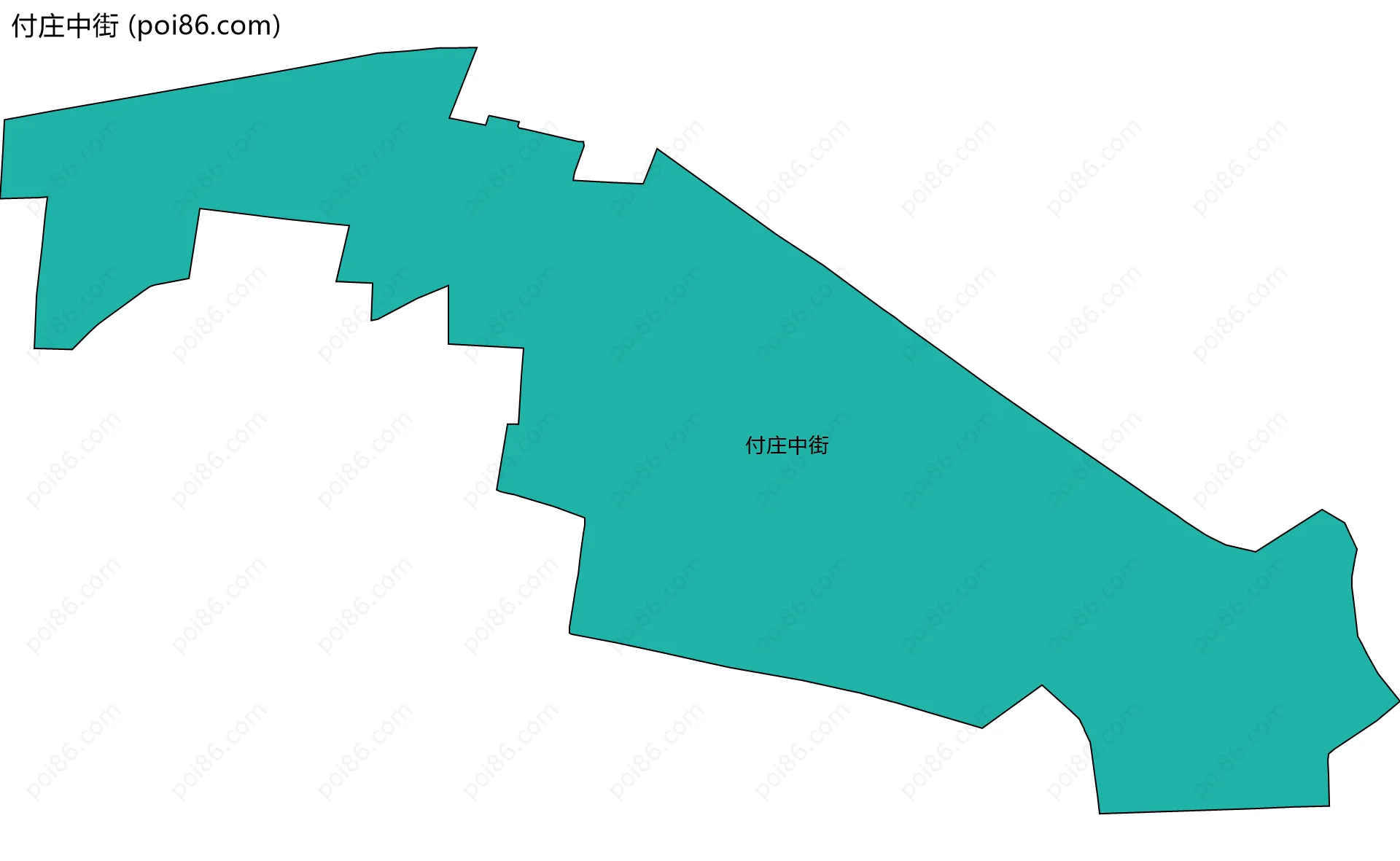 付庄中街边界地图