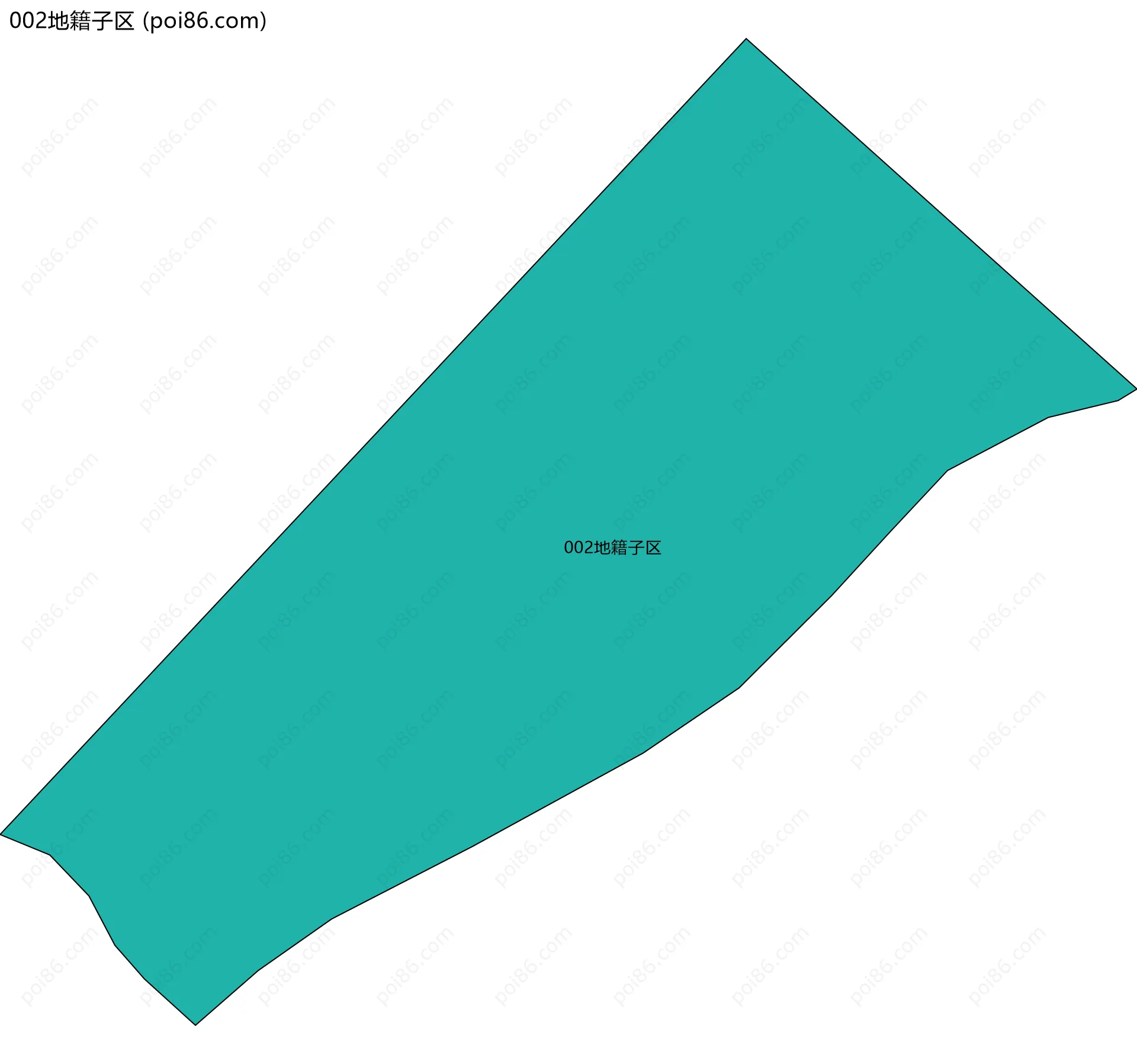 002地籍子区边界地图