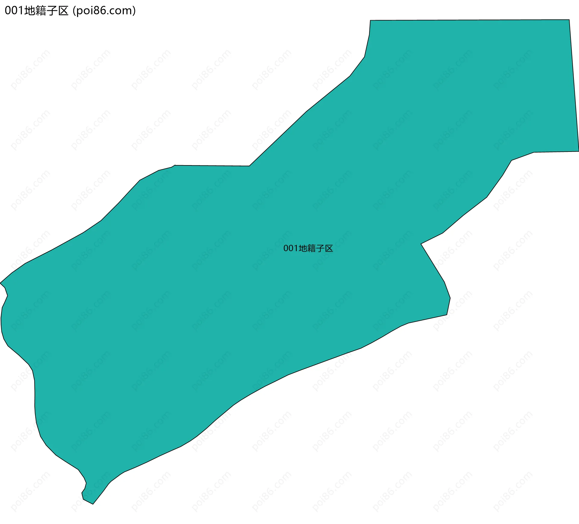 001地籍子区边界地图