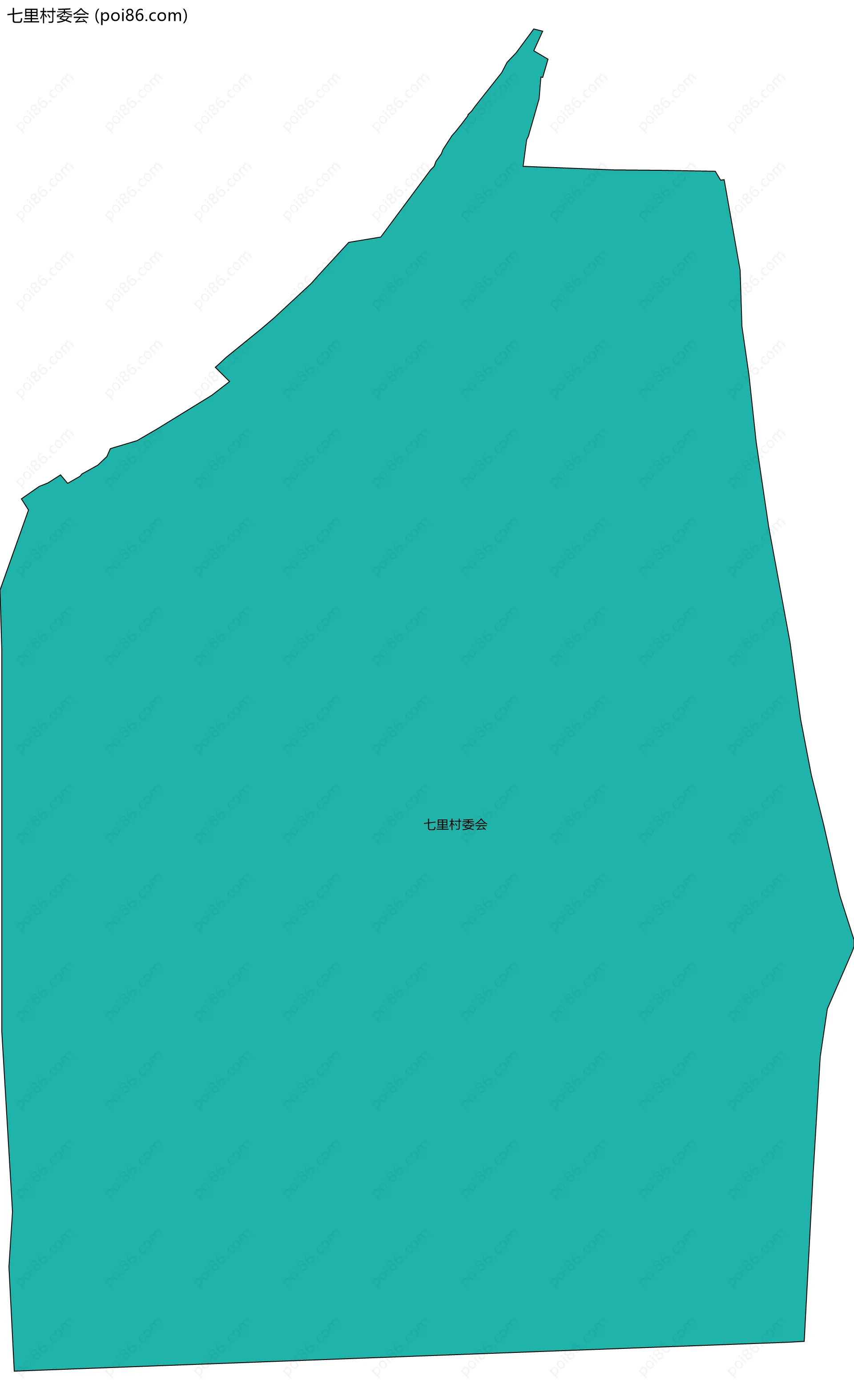 七里村委会边界地图