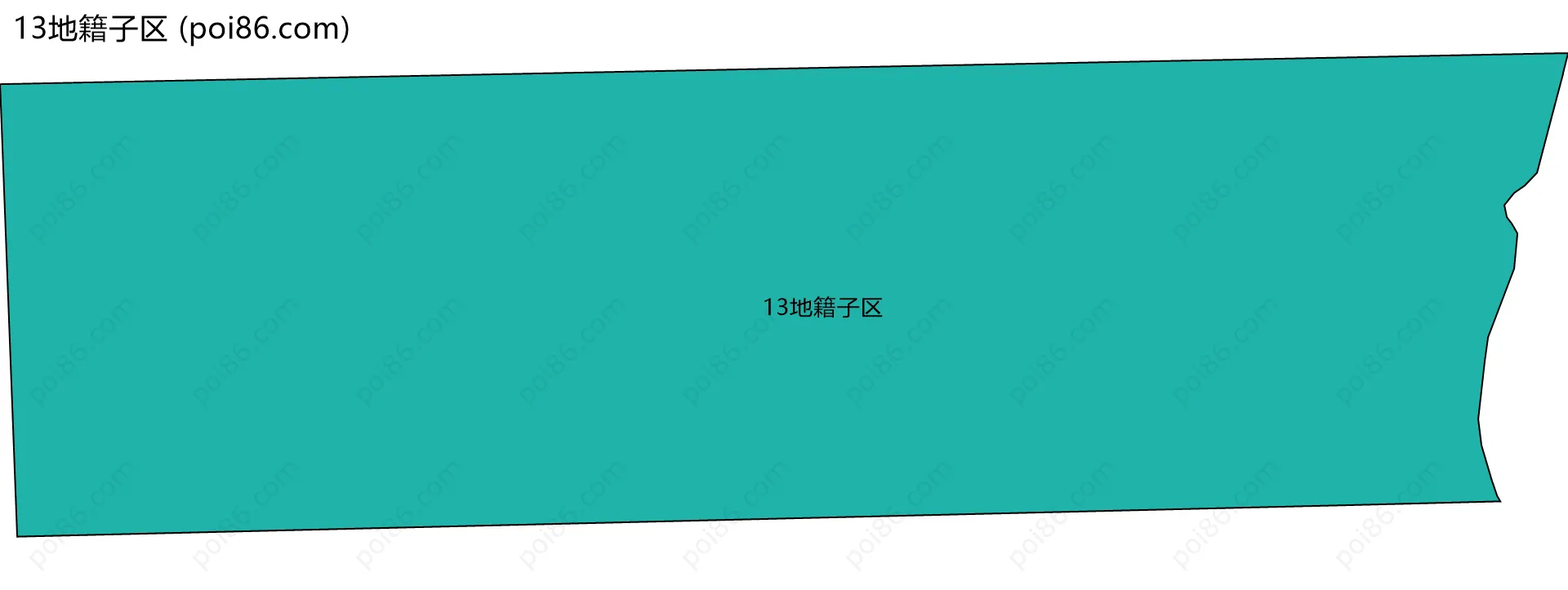 13地籍子区边界地图