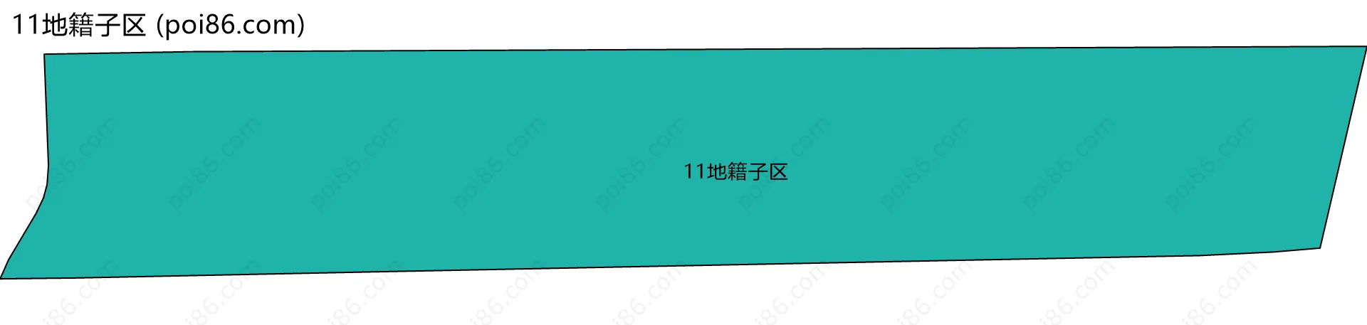 11地籍子区边界地图