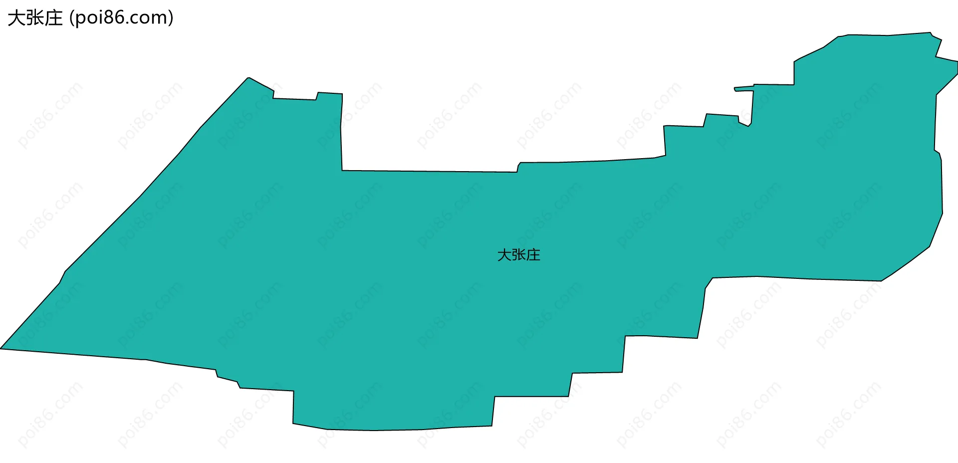 大张庄边界地图