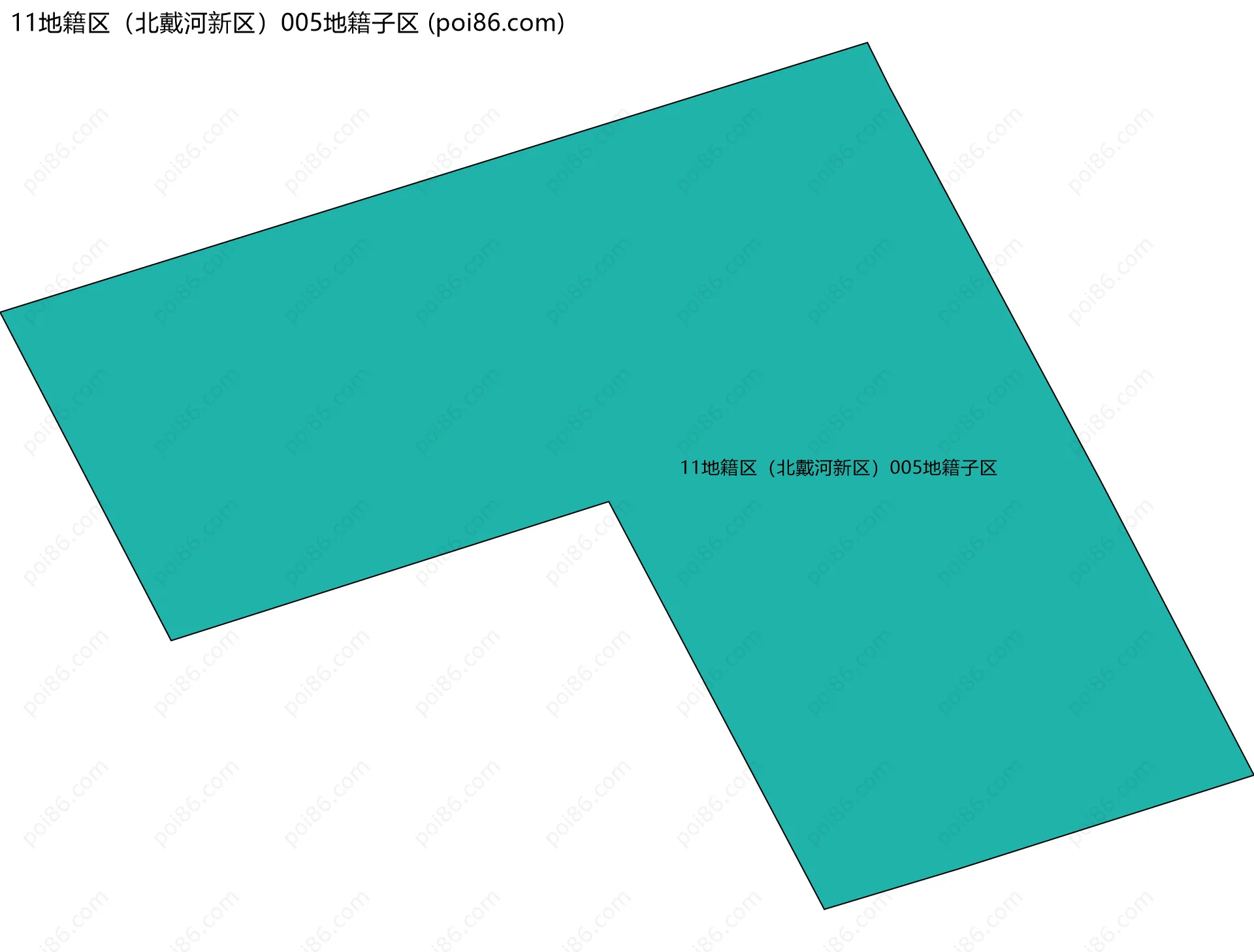 11地籍区（北戴河新区）005地籍子区边界地图