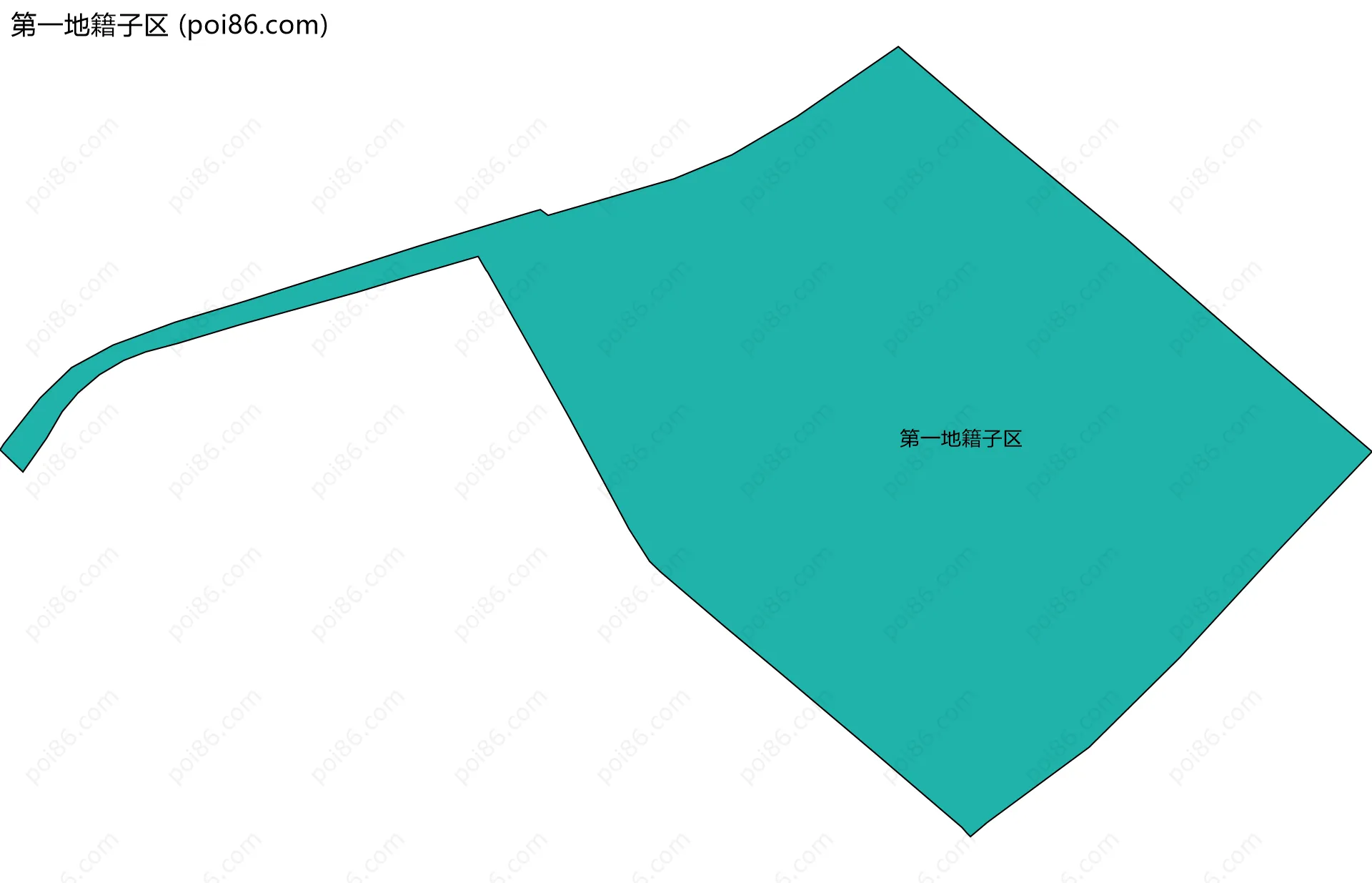 第一地籍子区边界地图