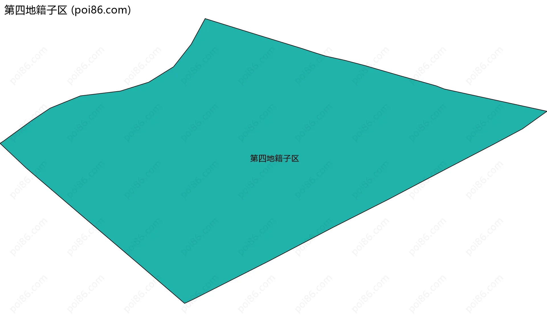 第四地籍子区边界地图