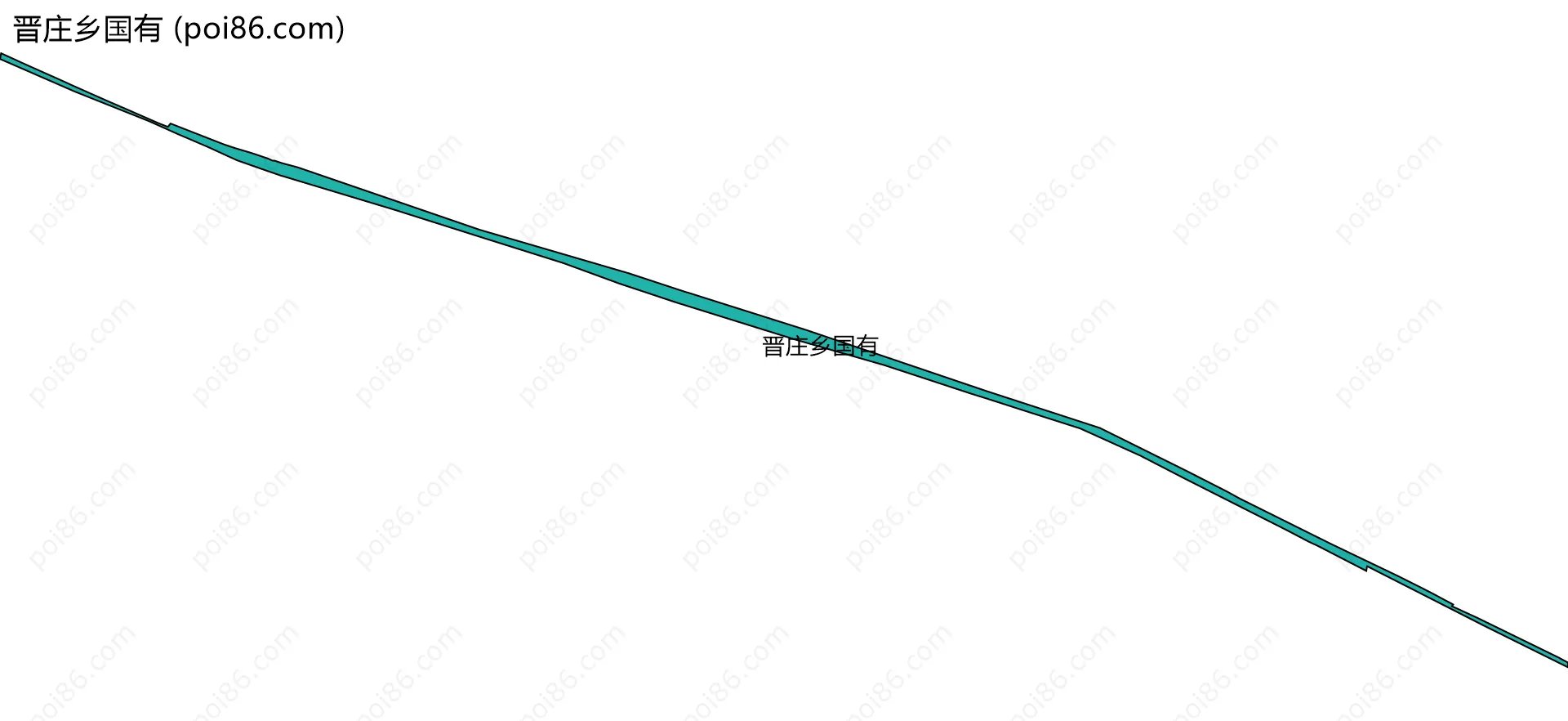 晋庄乡国有边界地图