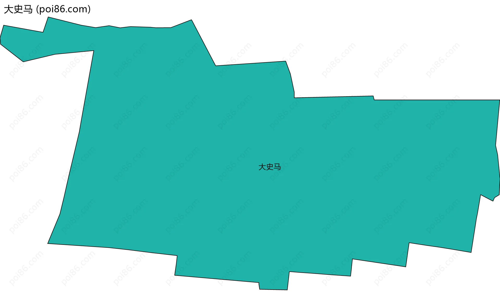 大史马边界地图