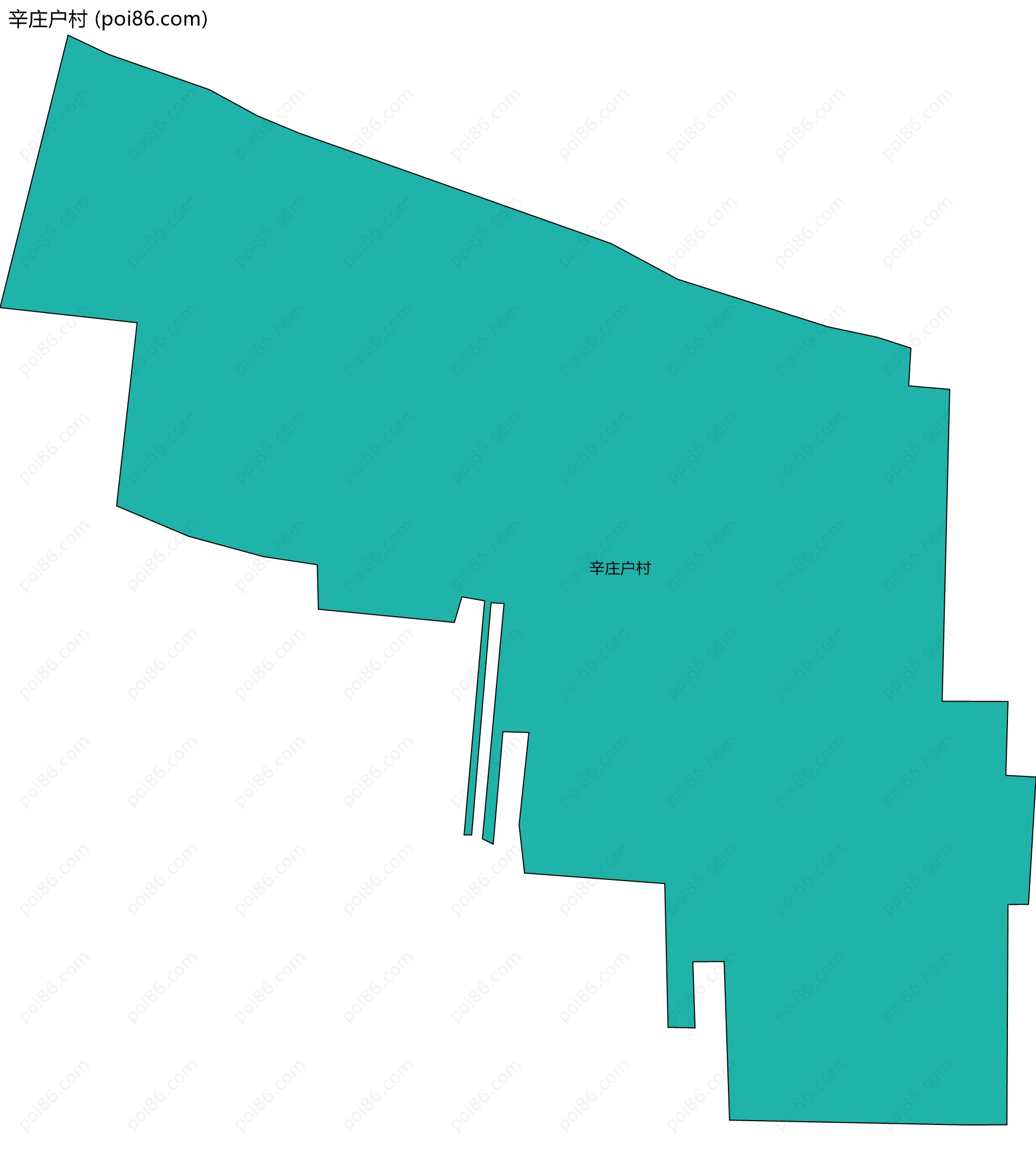 辛庄户村边界地图